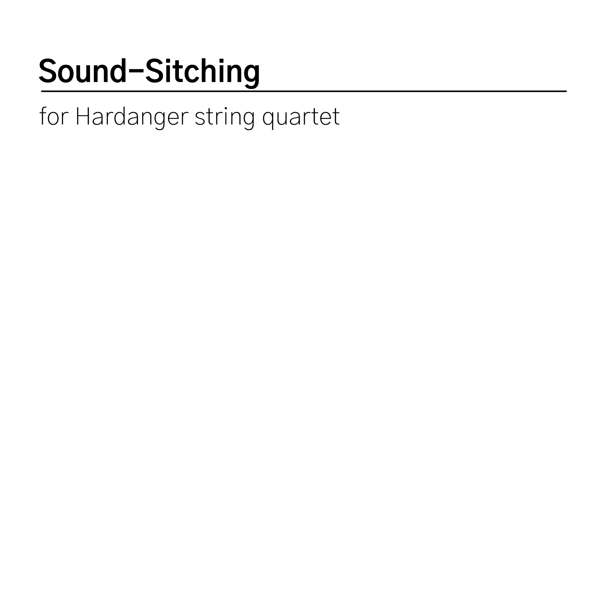 Sound Stitching (2025)