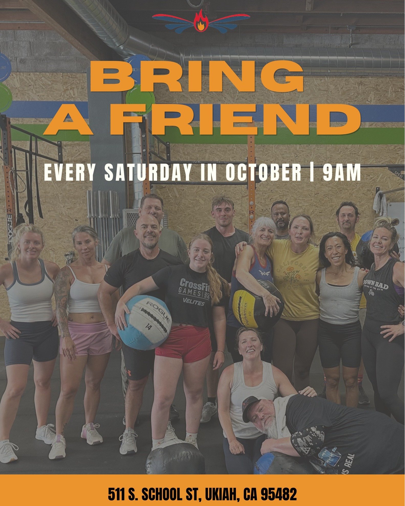 Want to try a class without any pressure? 

We are hosting Bring a Friend every Saturday in October at 9:00 AM. The class is 100% free and open to anyone who wants to come move with us. Bring a friend or come solo and meet the family!

You can also s