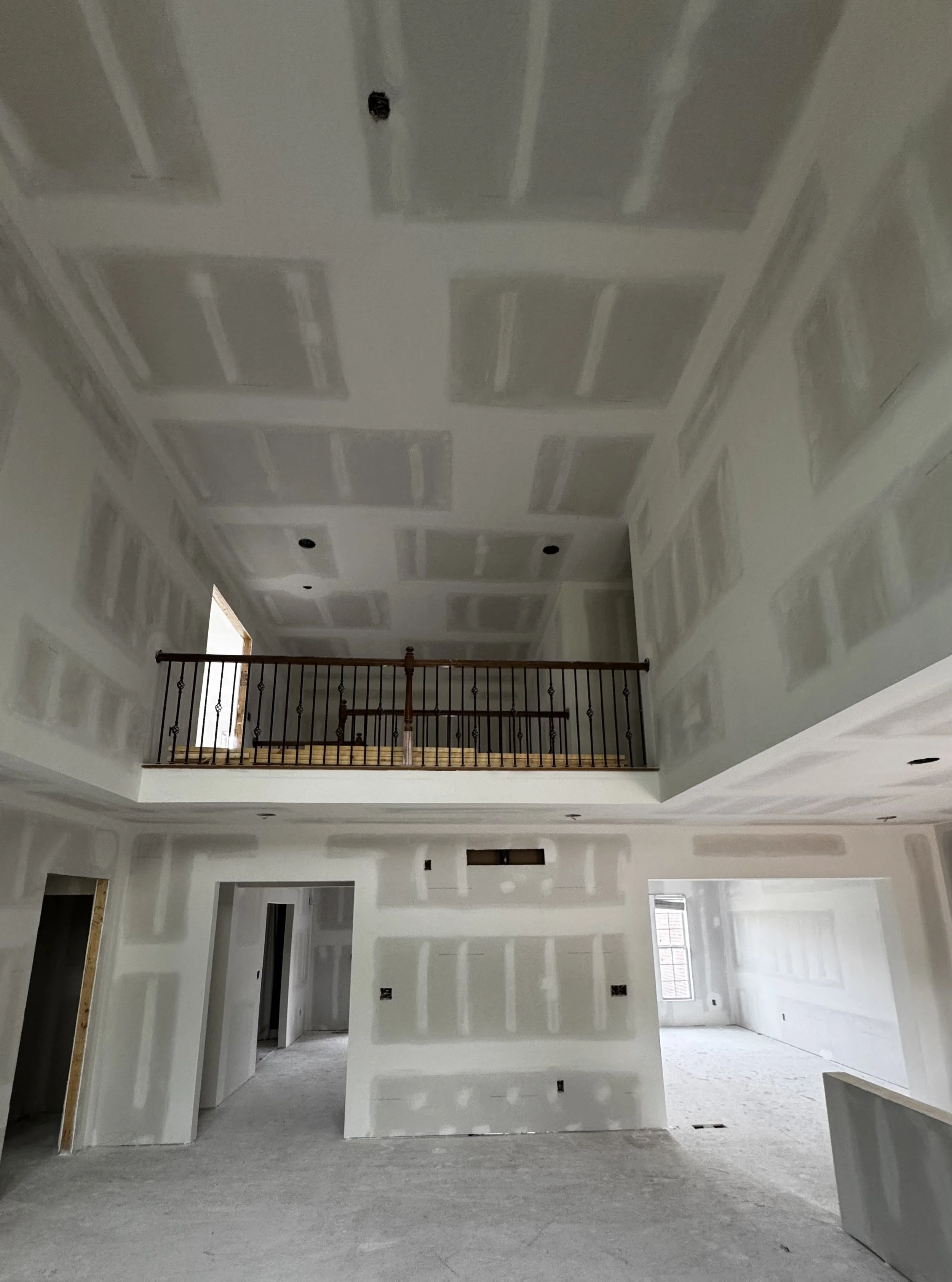 Drywall installation and level 4 finish, Cincinnati drywall, drywall Cincinnati, residential renovation, fire restoration