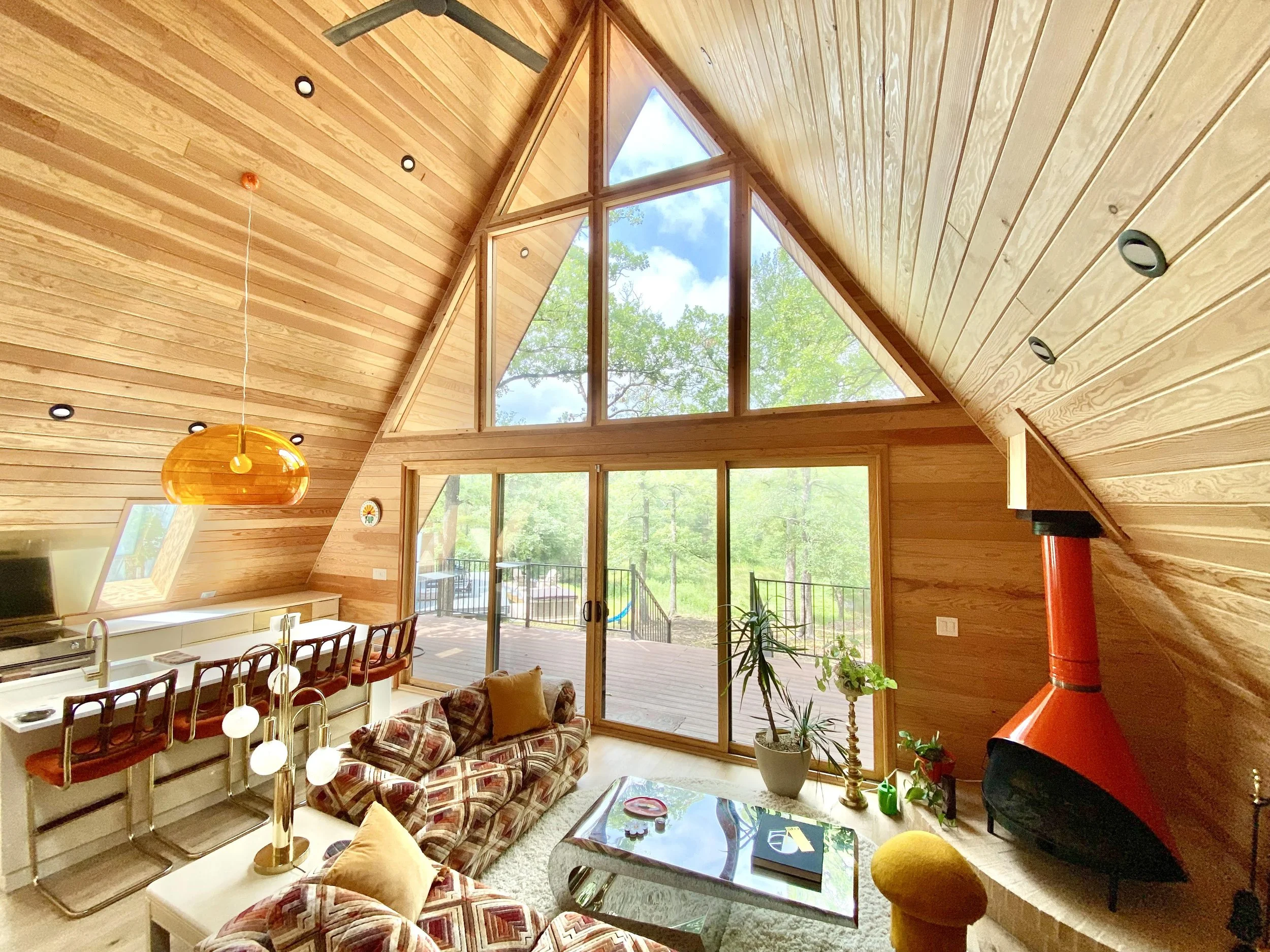 A-Frame Airbnb, Cedar Creek Lake Airbnb