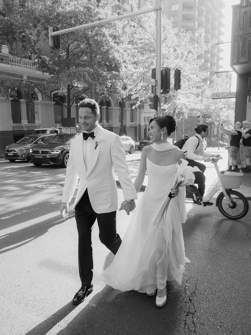 For Khanh &amp; Mick, at the iconic Machine Hall ~ 

From a moss-lined mezzanine ceremony framed by sculptural, ikebana-inspired florals to moments designed to surprise at every turn - a live tuna carving, a traditional tea ceremony, and a vibrant dr