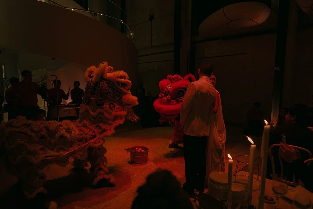 Khanh, Mick &amp; the Dancing Lions ❤️ 

Photography @benjaminsowry 
Venue @machinehall 
Coordination @eventsbybex 
Lion Dancers @cylladda 
Styling &amp; Planning @ruby_and_james

Lion Dancing. Dragon Dancing. Vietnamese Wedding.