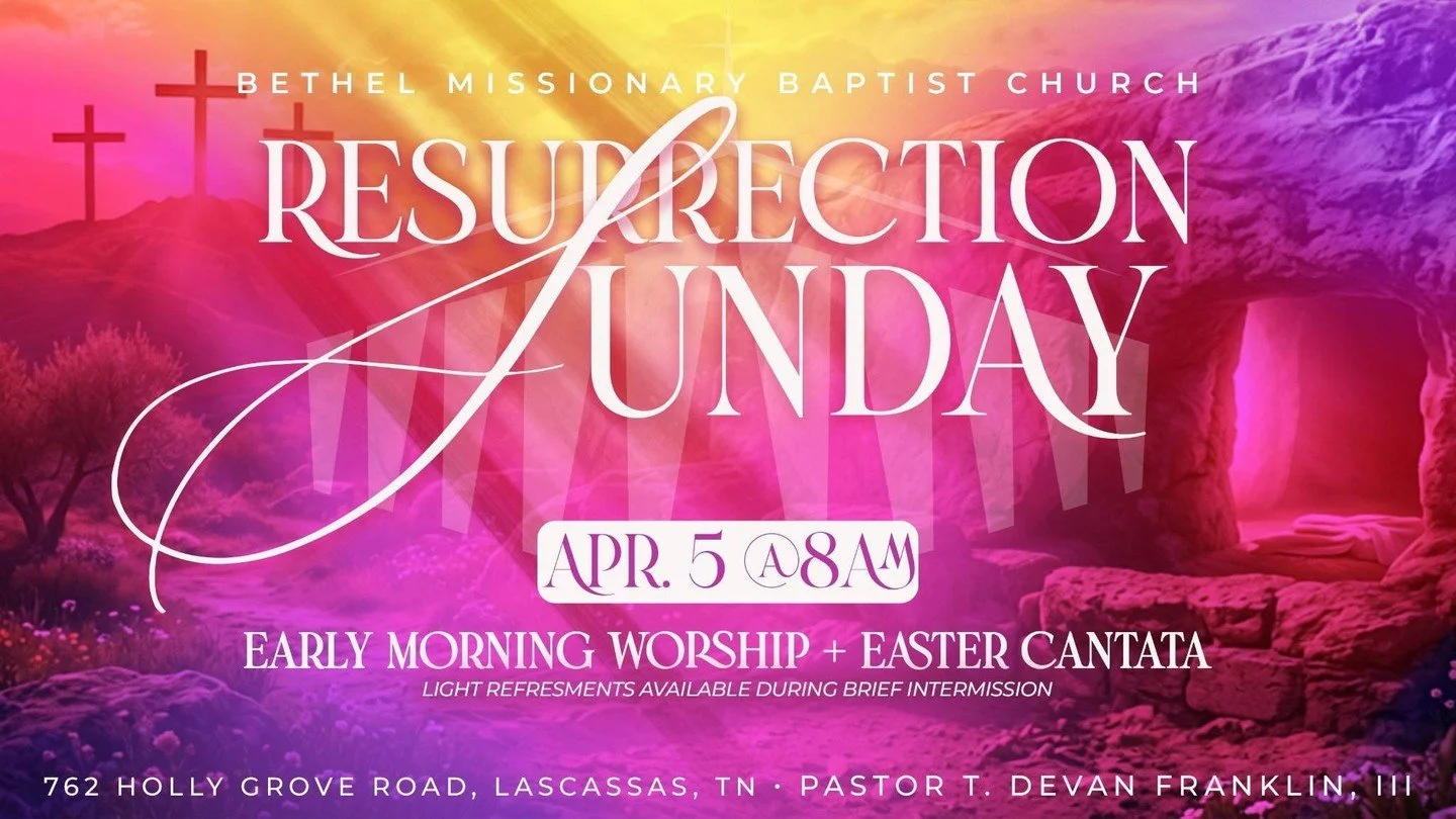 🌅 Tomorrow is Resurrection Sunday!

We&rsquo;re ready to celebrate the risen Savior, and we want to see you in the room.

Join us tomorrow morning at 8:00 AM for a powerful worship experience and Easter Cantata as we rejoice in the resurrection of J