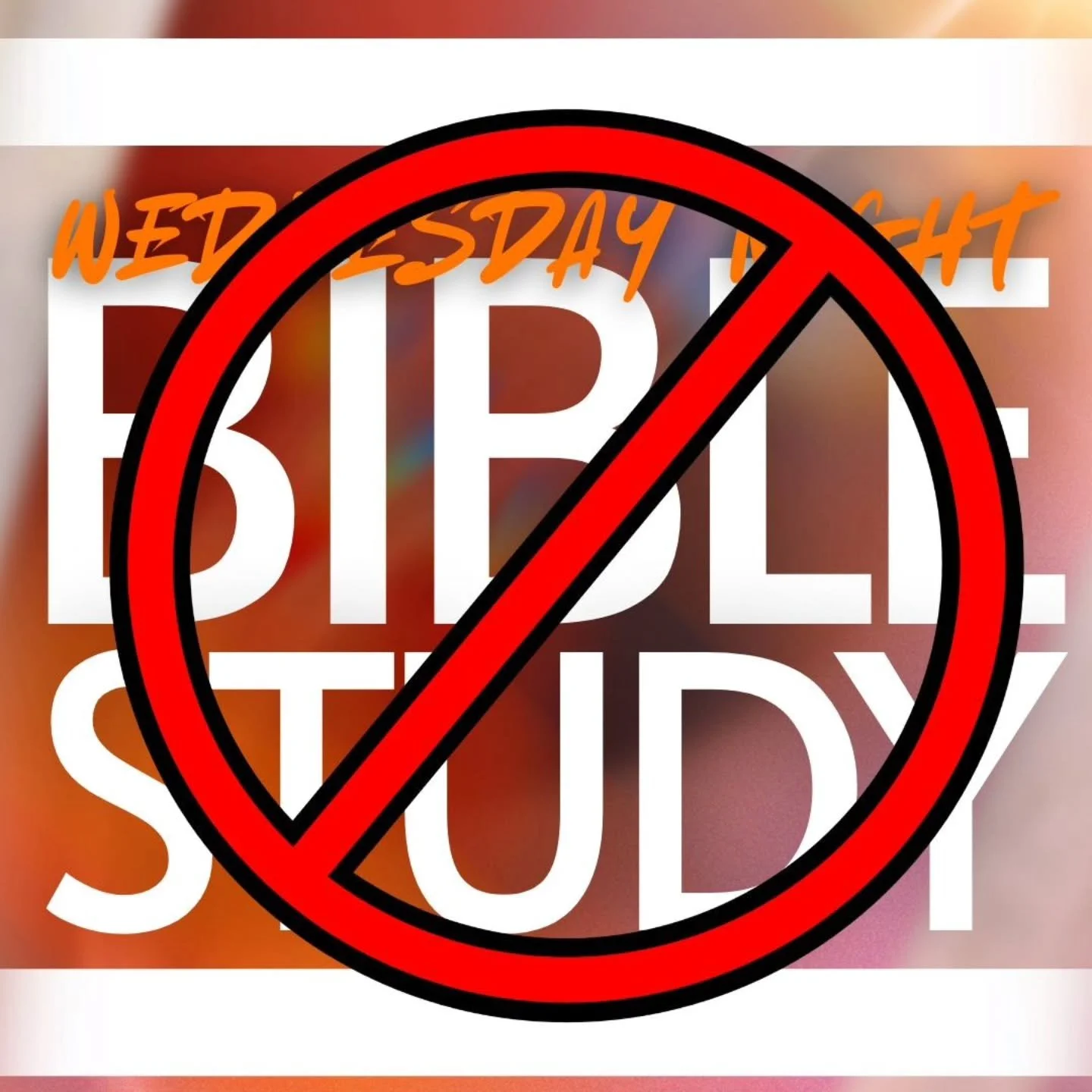 📖 Bethel Family &mdash; Schedule Update
There will be no Wednesday Night Bible Study on Wednesday, April 22.
Take the evening to rest, recharge, and spend a little intentional time in prayer and the Word. We look forward to gathering again soon and 