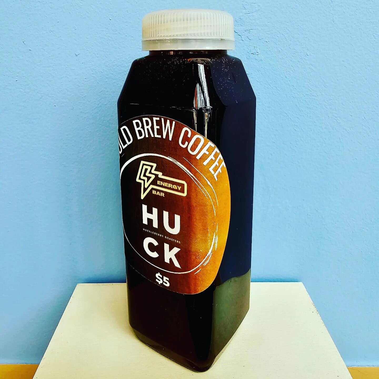 We are proud to feature @huckleberryroasters coffee in all our #coffee drinks! Our #housemade bottled #coldbrew coffee is made with the Sound &amp; Vision Blend, which uses beans from Brazil, Peru, and Ethiopia. Get your portable #caffeinefix today!