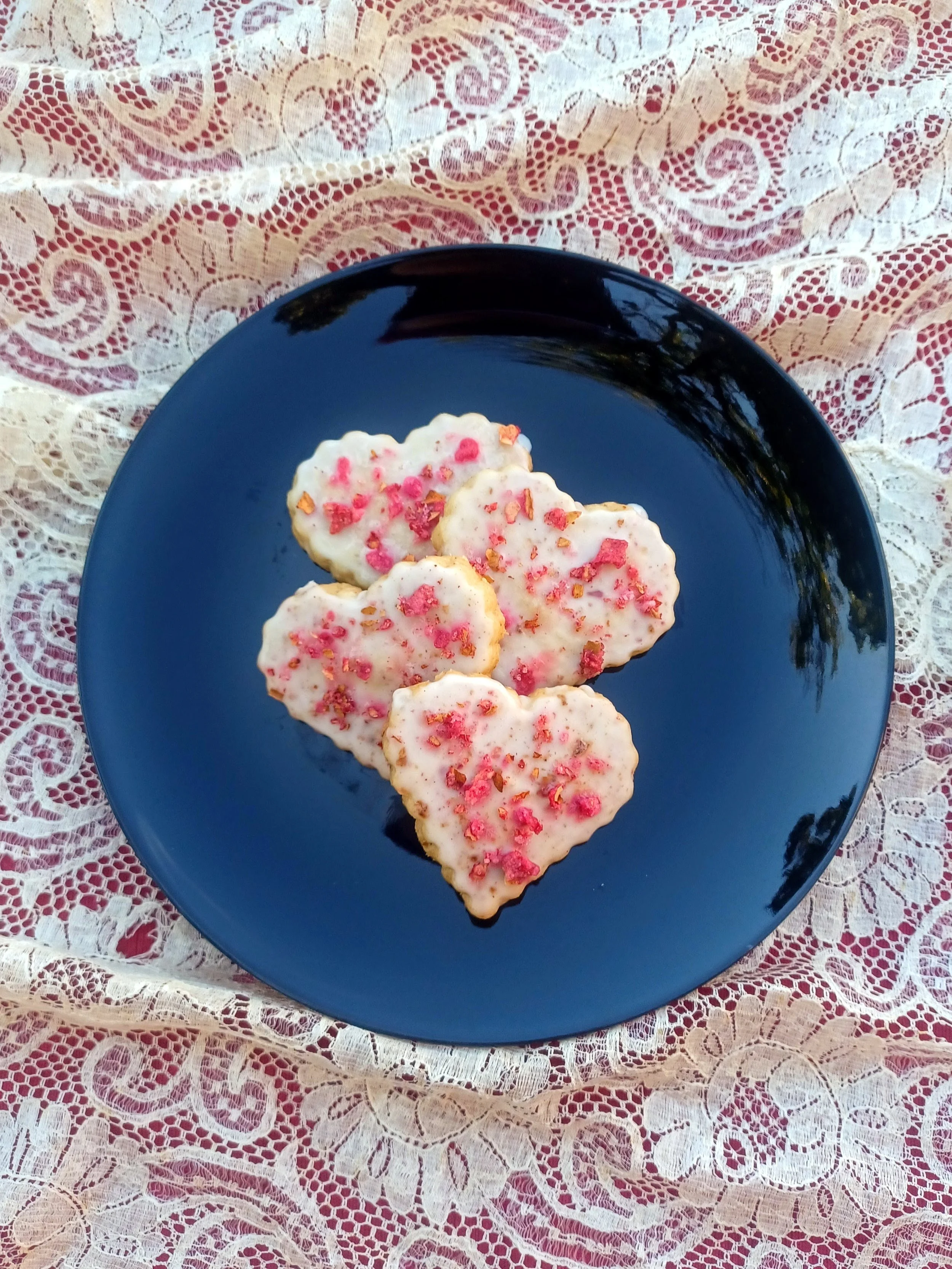 Pink Peppercorn & Rose Shortbread