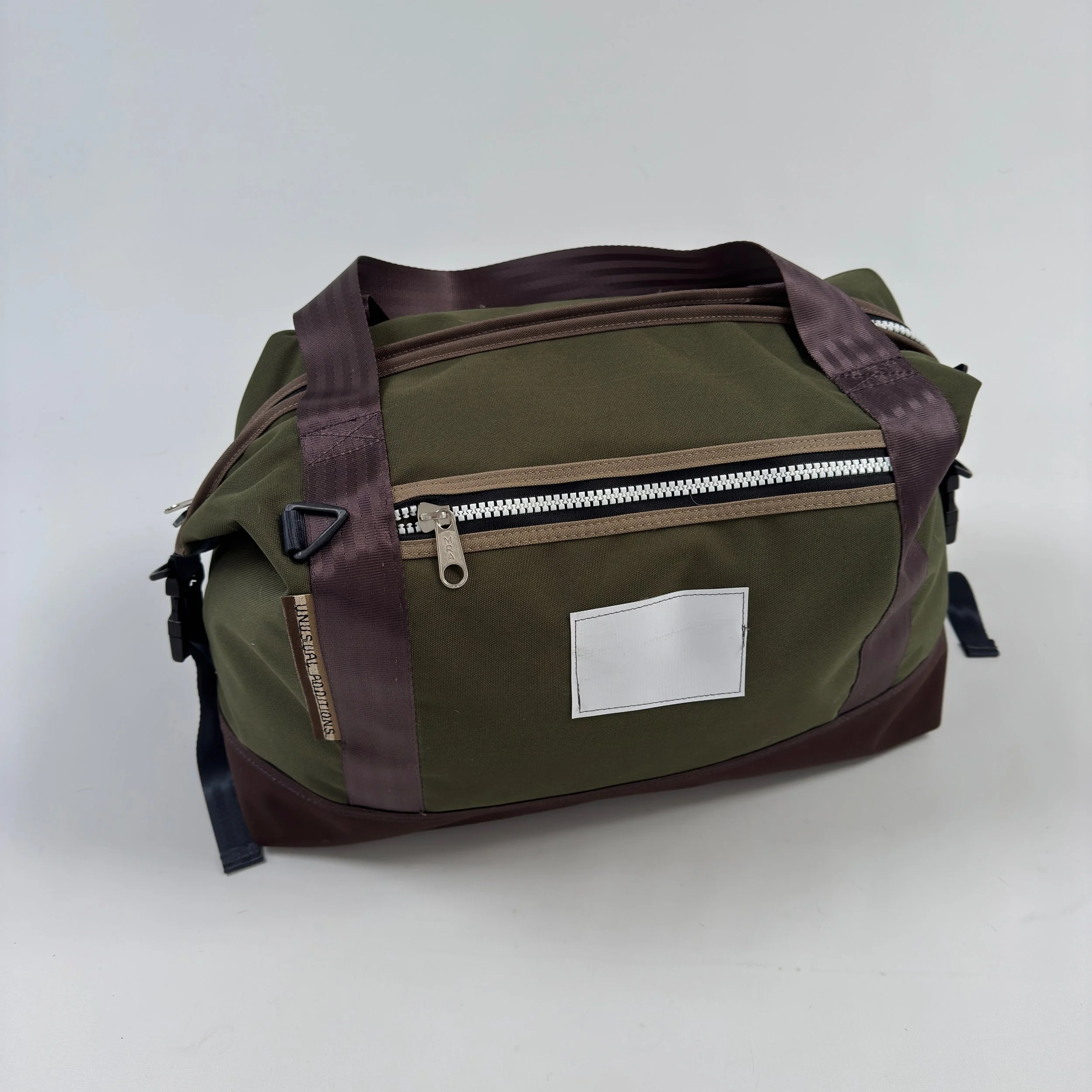 TBM00512 Travel bag medium/Carry On.       Green/Brown/Cafe Noir/Lining Sand