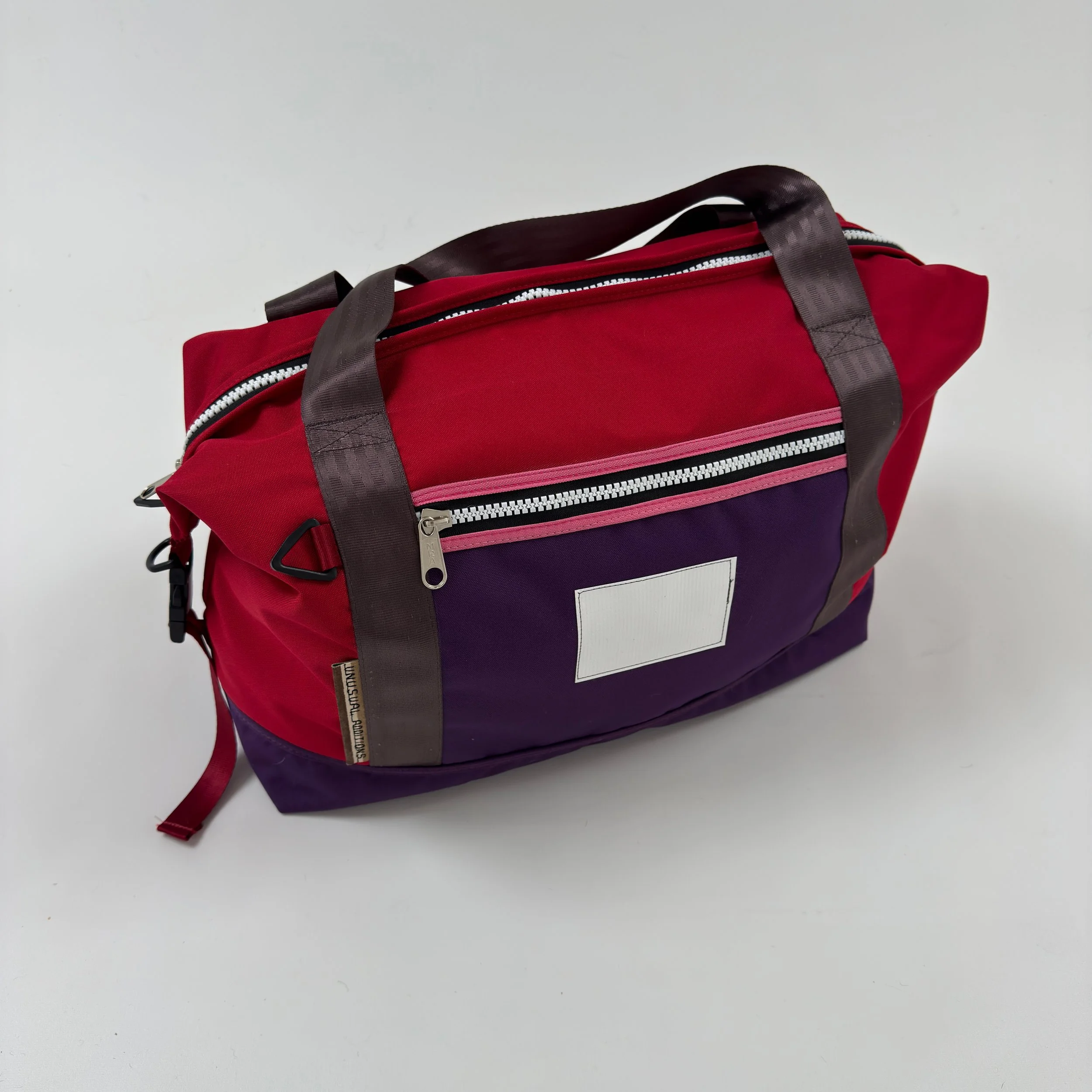 TBM00515 Travel bag medium/Carry On    Red/Purple/Pink/Lining Red