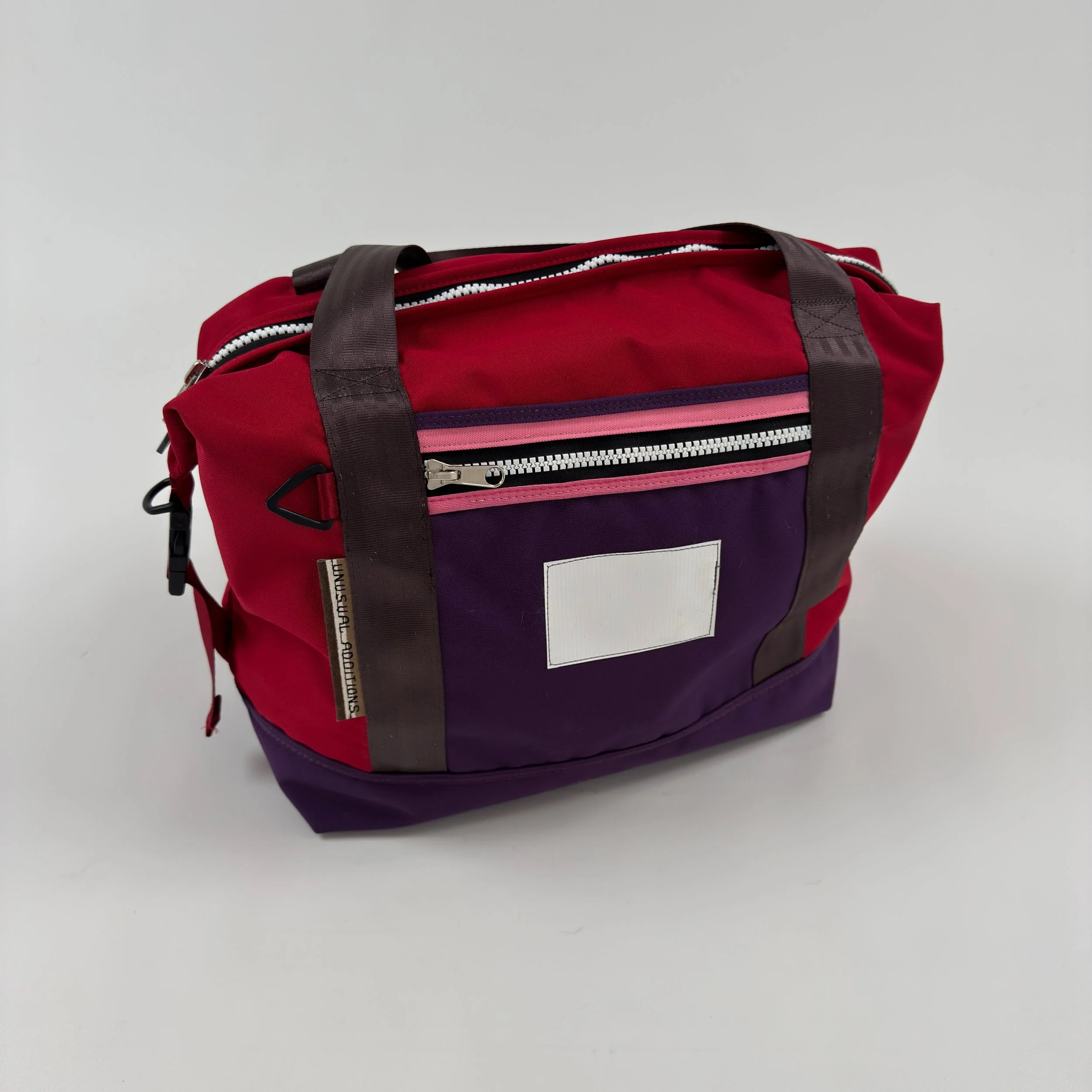WSB00615 Travel bag small Weekender/Carry On     Red/Purple/Pink/CafeNoir/Lining Red