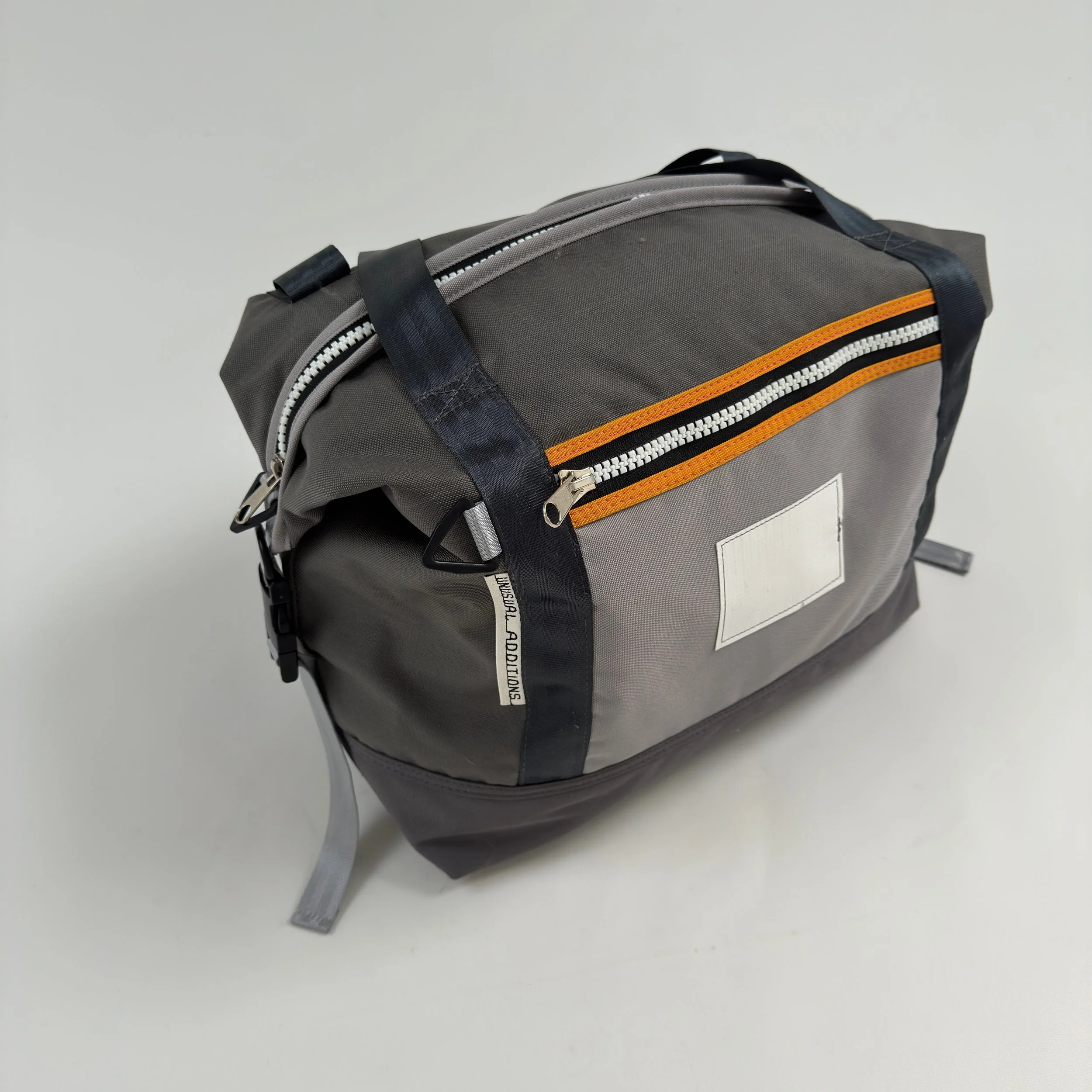 WSB00611 Travel bag small Weekender/Carry On    Grey/Orange/Lining Orange