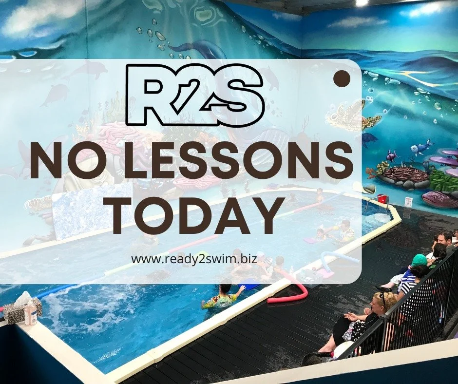 No lessons today 💦
Ready 2 Swim is closed today for the Labour Day public holiday. Don&rsquo;t worry &mdash; you haven&rsquo;t been charged for today&rsquo;s lessons. Enjoy your day off, and we&rsquo;ll be back making waves tomorrow! 🏊&zwj;♀️#Splas