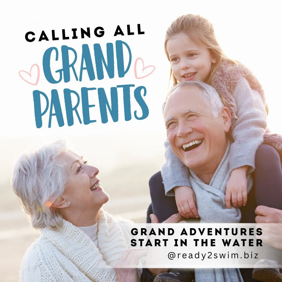 Looking for a fun activity to do with your grandchild? 💙

Bring them along to Ready 2 Swim lessons and watch them gain confidence, learn life-saving skills, and make a splash! 🌊

Our weekday morning classes are quiet and perfect for little ones to 