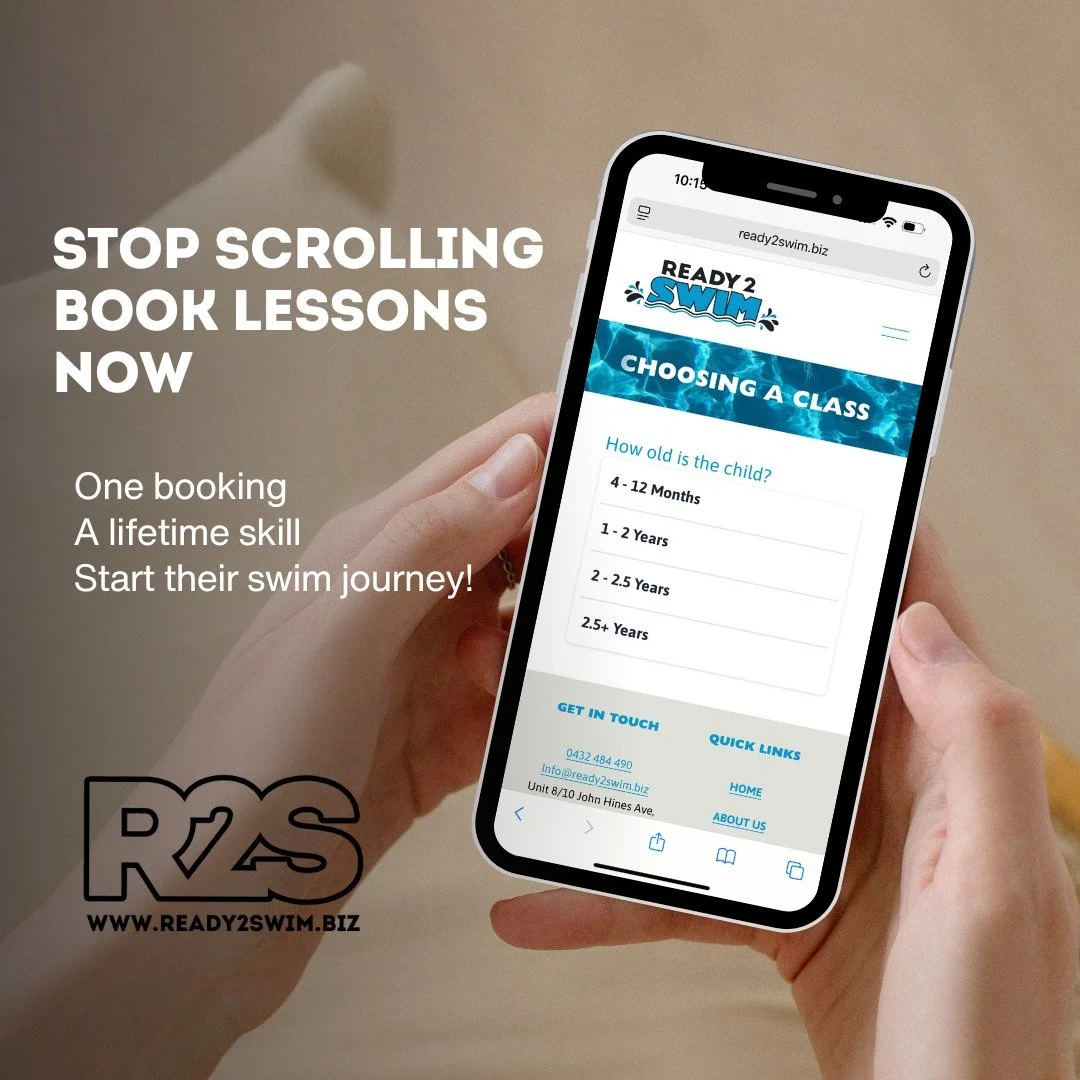 Stop Scrolling, book swimming lessons today!
One booking. A lifetime skill 💦
Start their swim journey today 🌊
Splashin&rsquo; with excitement!