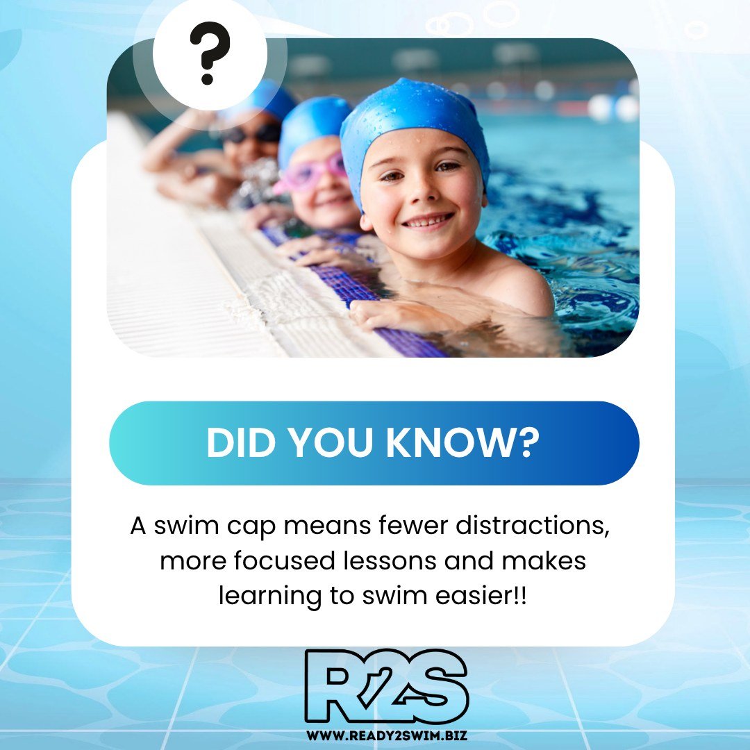 🌟 Fun Fact Friday!
 🌊 Did You Know? Swim Caps Have Awesome Benefits! 🌊

🏊&zwj;♀️ A typical swimming lesson lasts just 30 minutes, and with multiple students in a class, every second counts! Interruptions like fixing hair or adjusting goggles can 