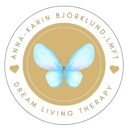 Anna-Karin Bjorklund, LMFT, a licensed therapist specializing in dreams and inner connection with a holistic approach to mental health &amp; wellness