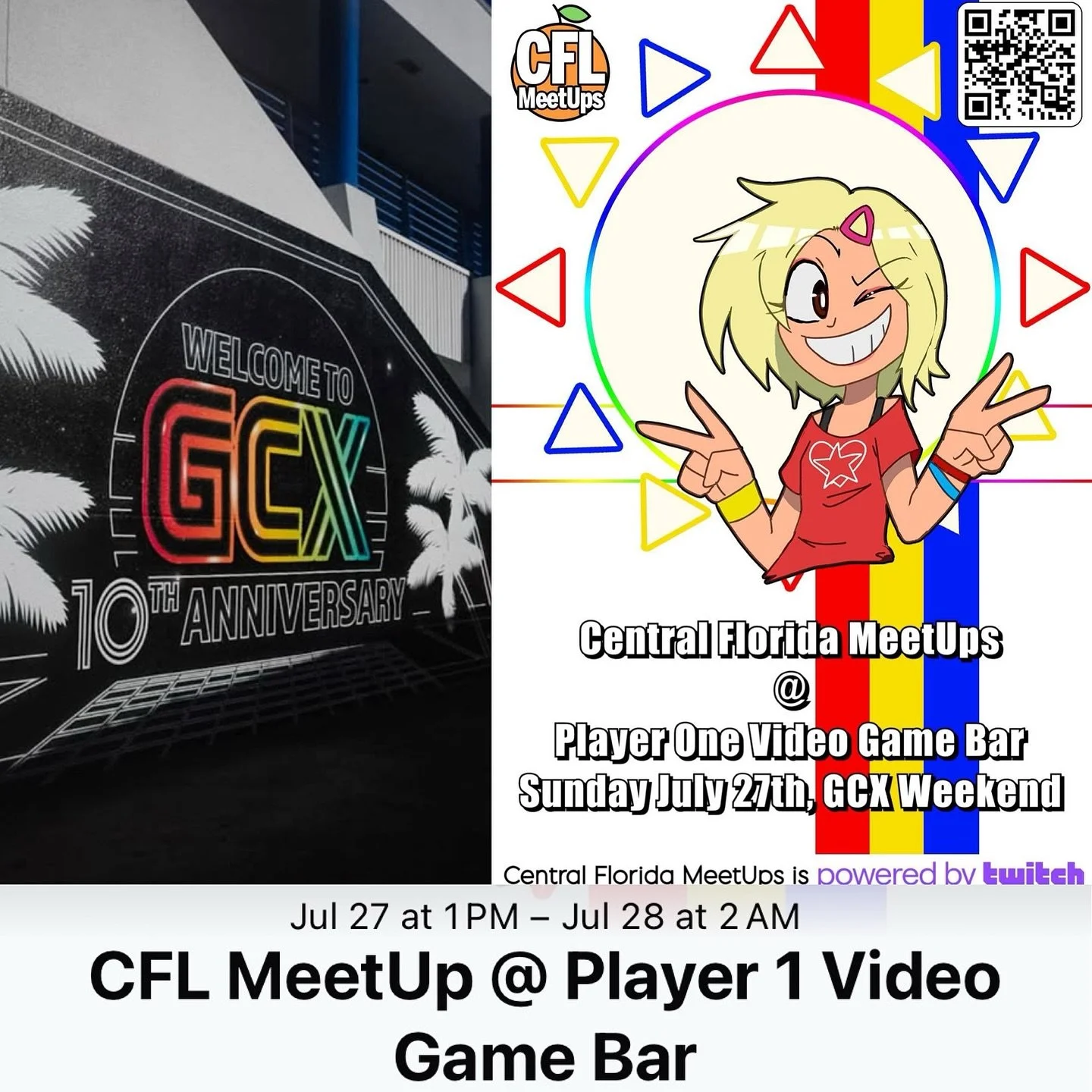 Who&rsquo;s @gcxevent ? Come by our booth to get your fix of your favorite game, the only arcade game of the fastest sport in the world: Throwback! Jai-Alai Heroes!! ✨ 

Don&rsquo;t forget the after party or the meetup on Sunday at @player1orlando po