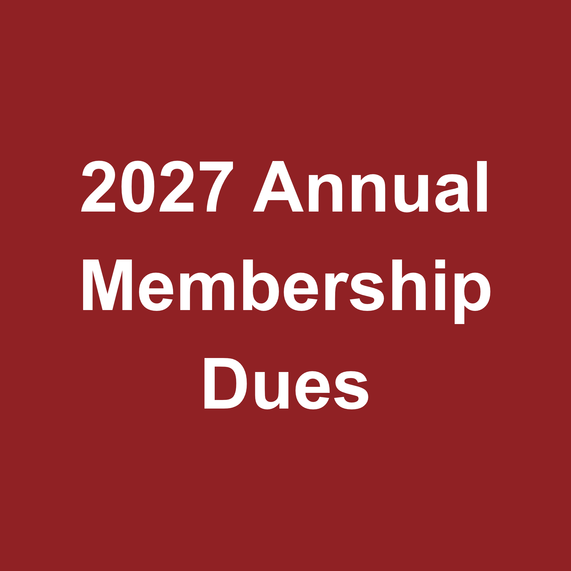 2027 Dues