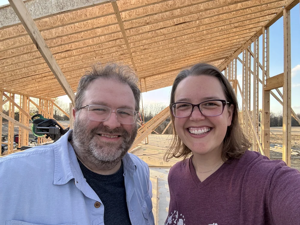  Our garage has a ceiling! 