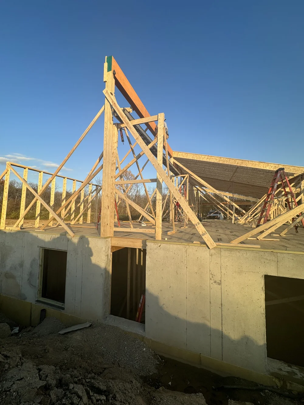  Our window tower is starting to take shape. 