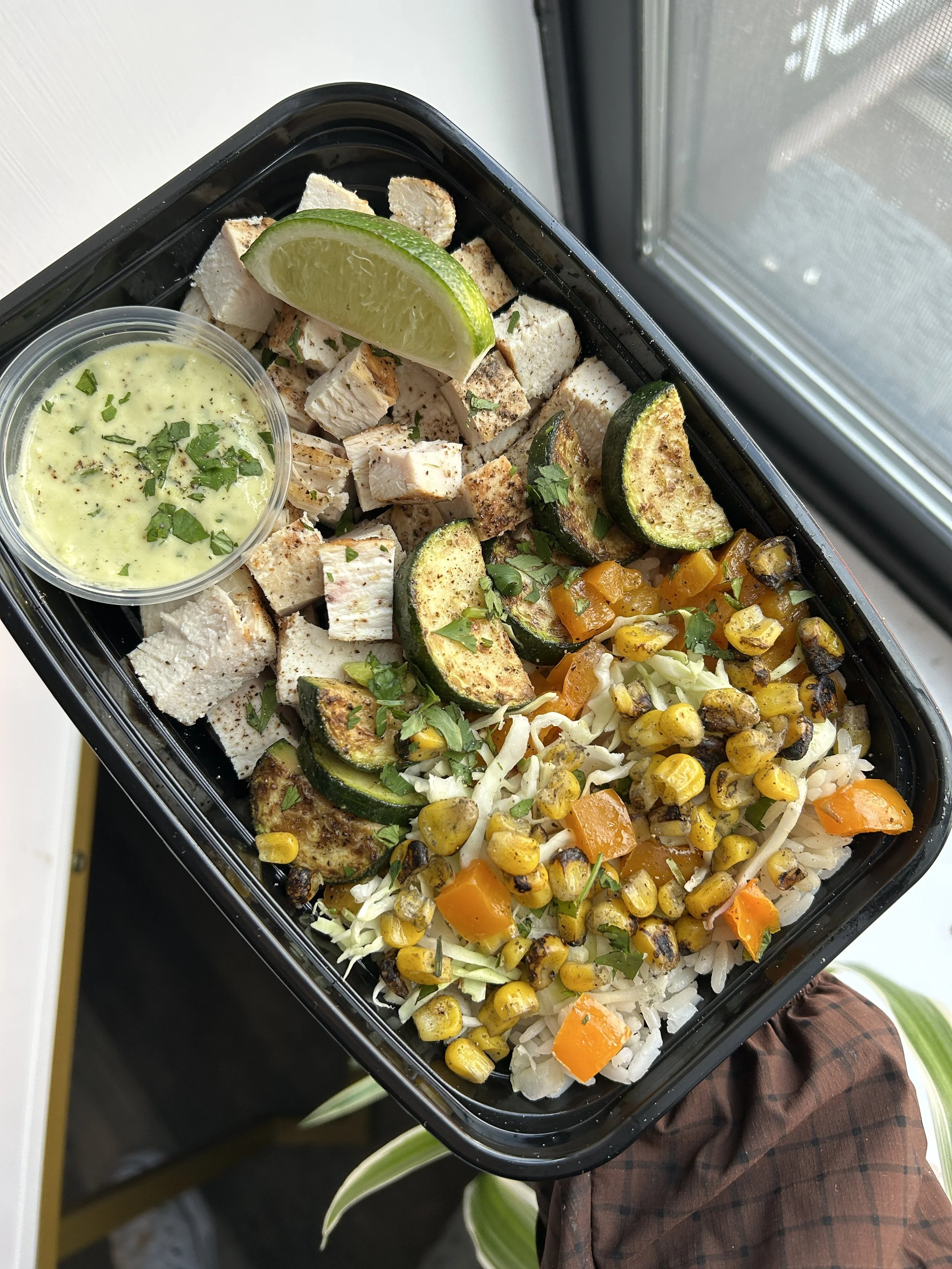 Garlic Lime Chicken Bowl