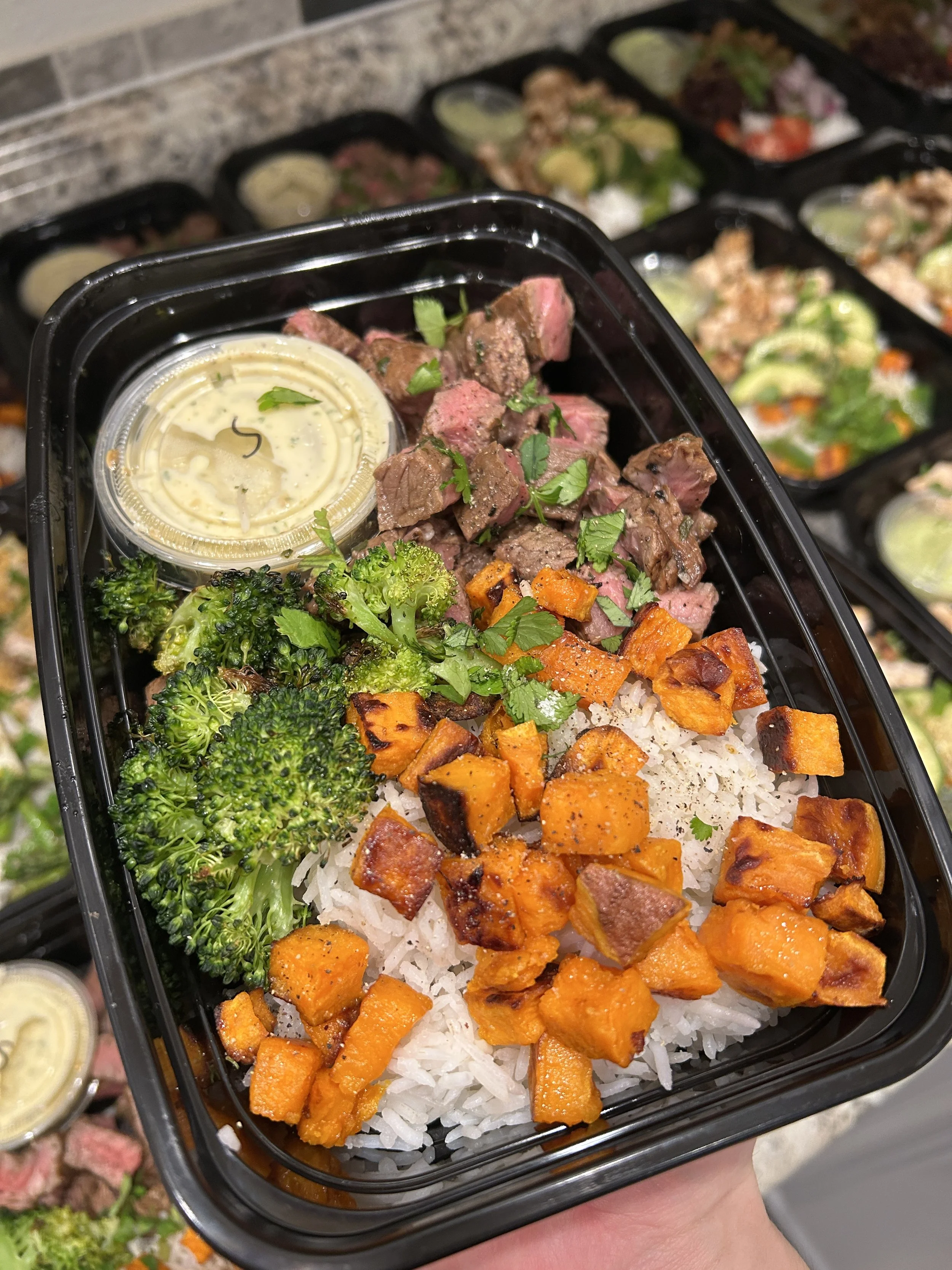 Garlic Herb Steak Bowl