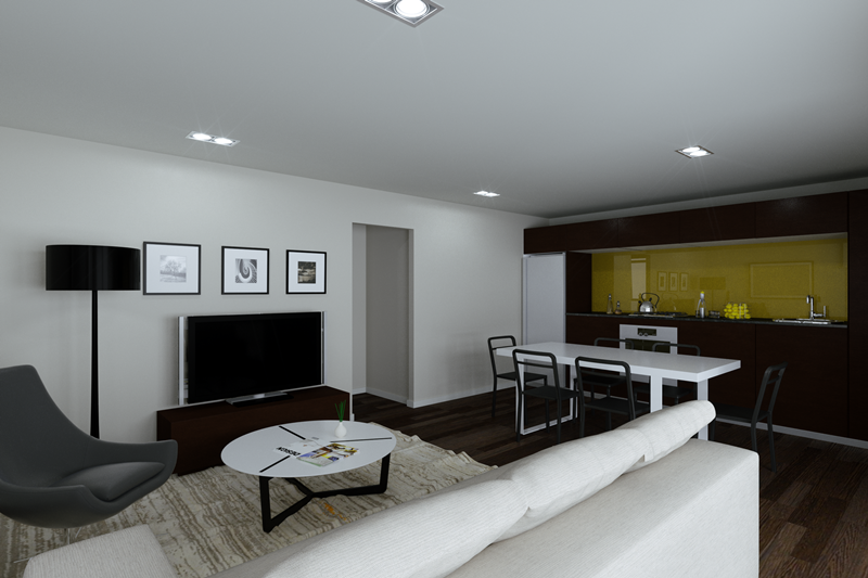 modern minimalist interiors