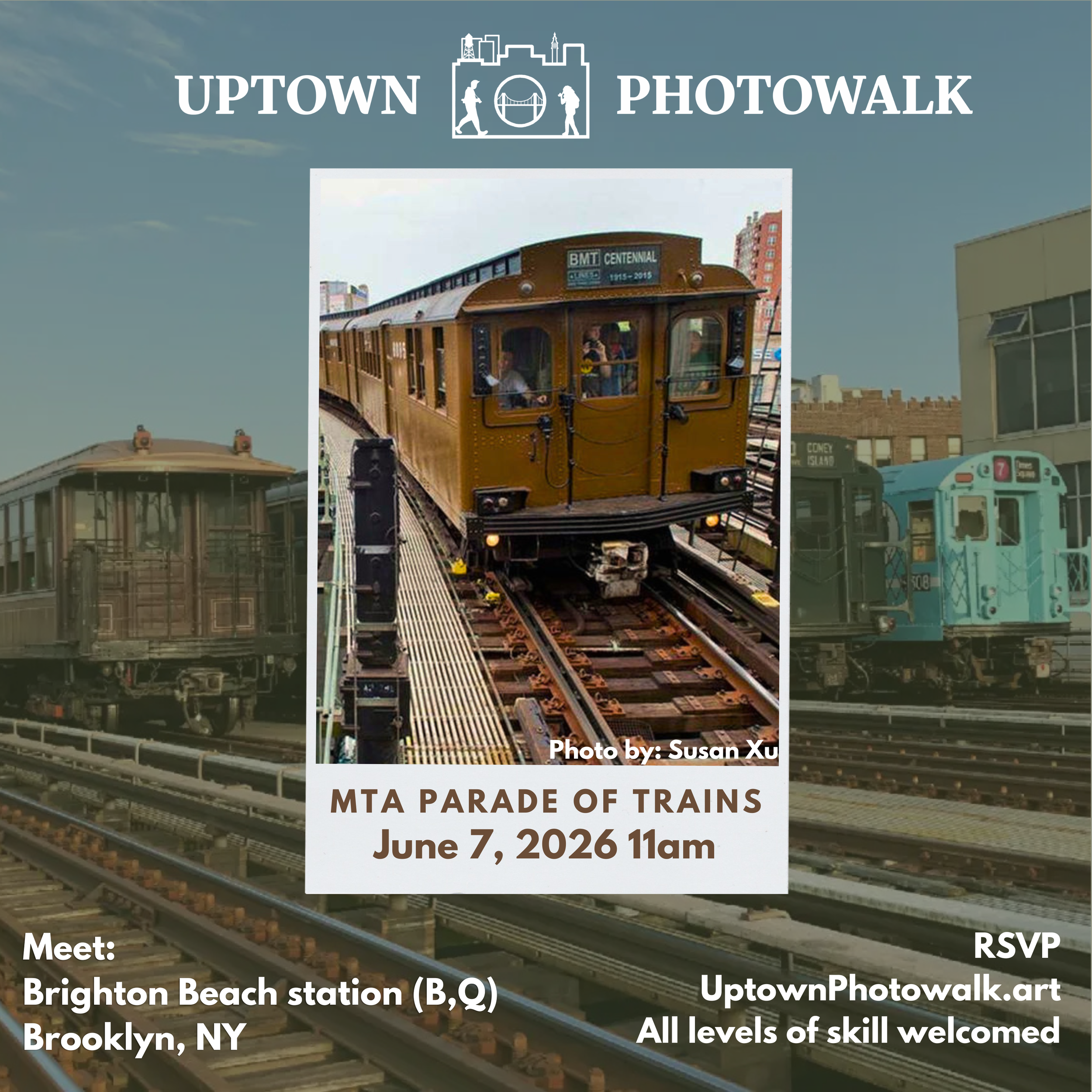 #UptownPhotowalk - MTA Parade of Trains