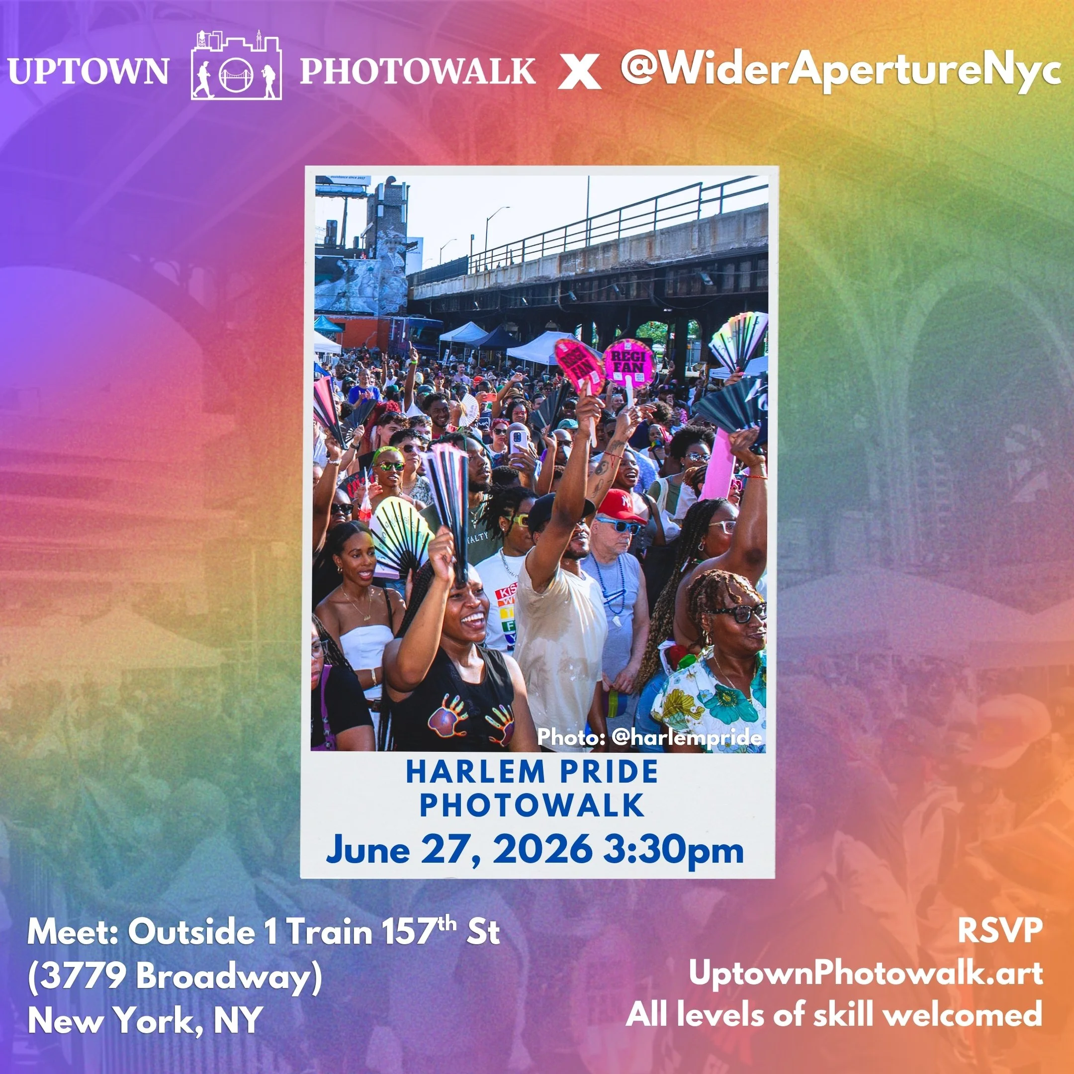 #UptownPhotowalk - Harlem Pride Photowalk