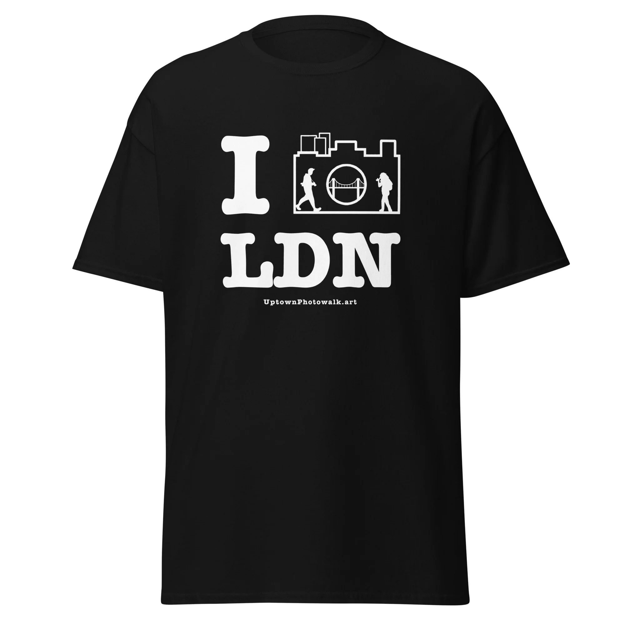 I Photowalk London Tee White Letters