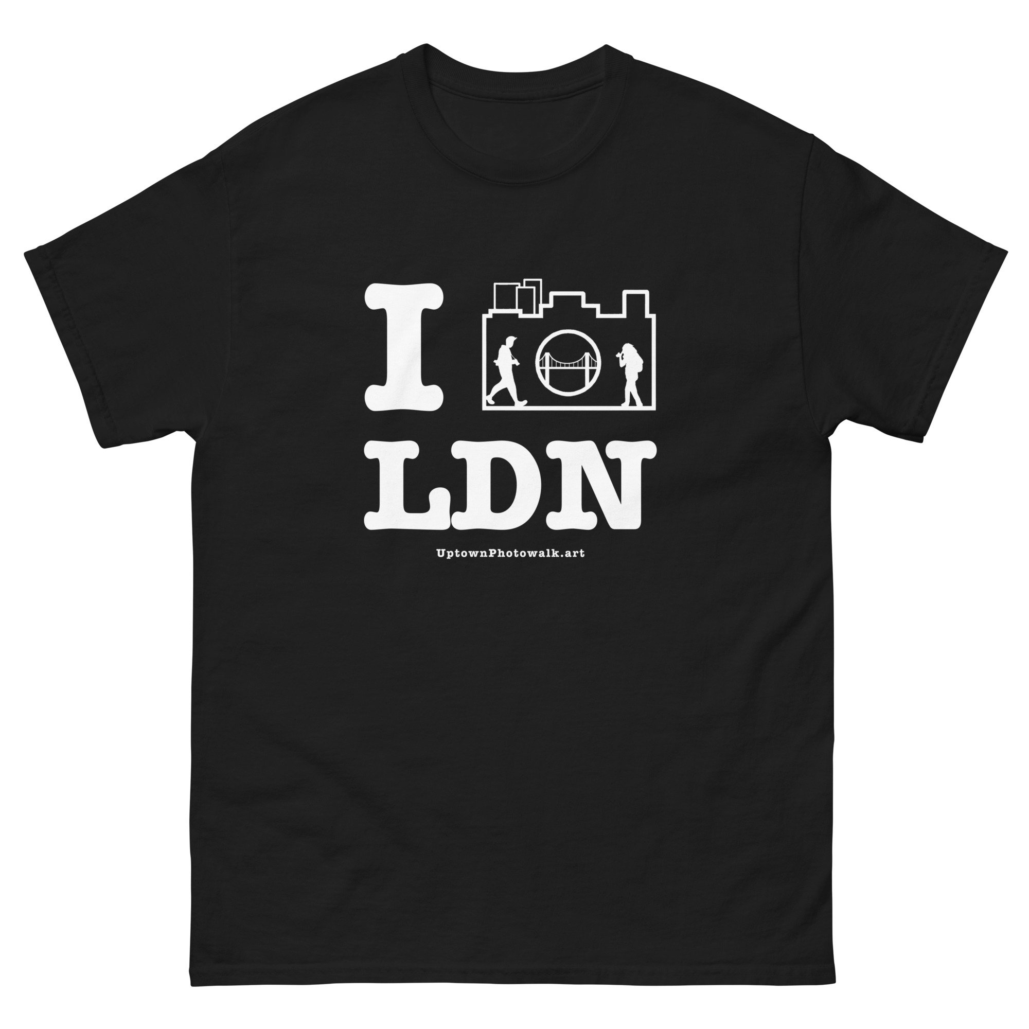 I Photowalk London Tee White Letters