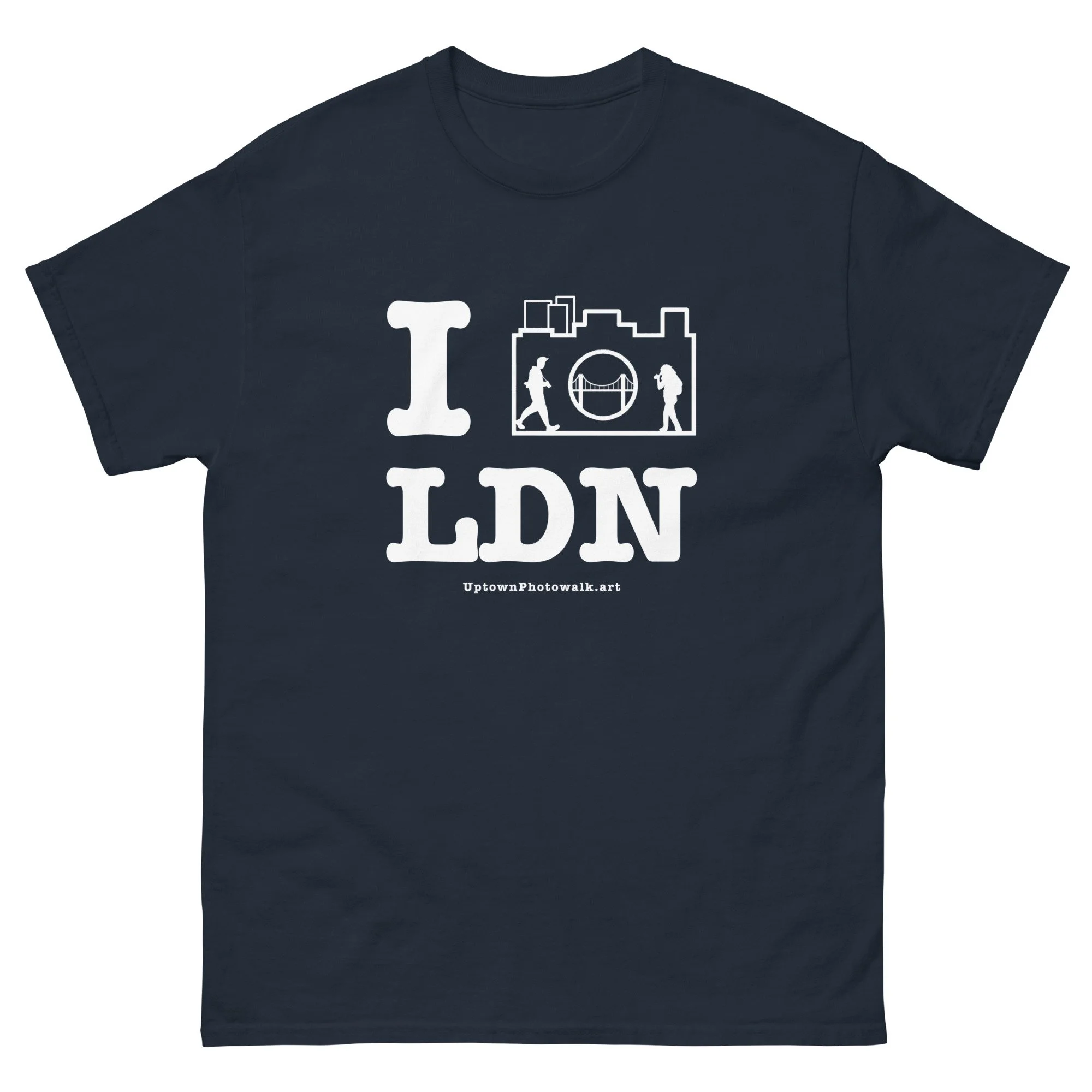 I Photowalk London Tee White Letters