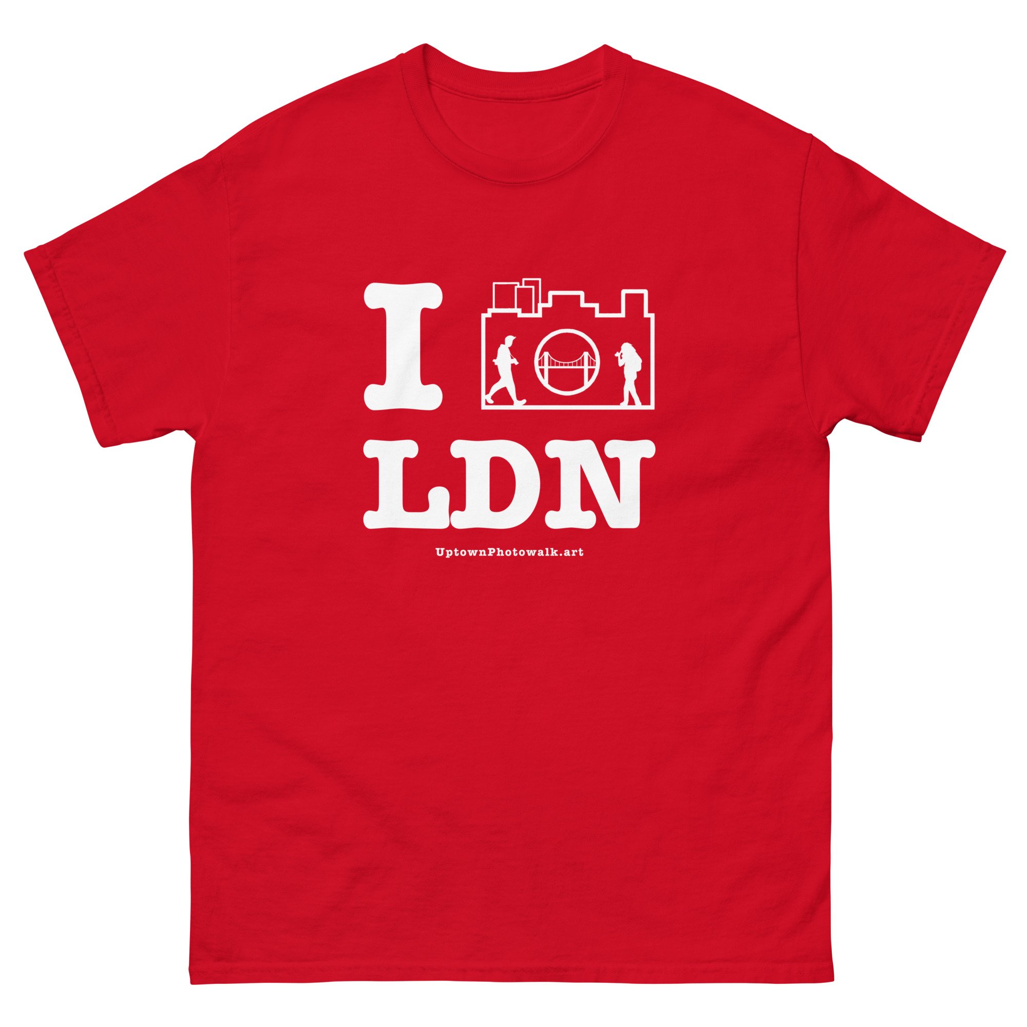 I Photowalk London Tee White Letters