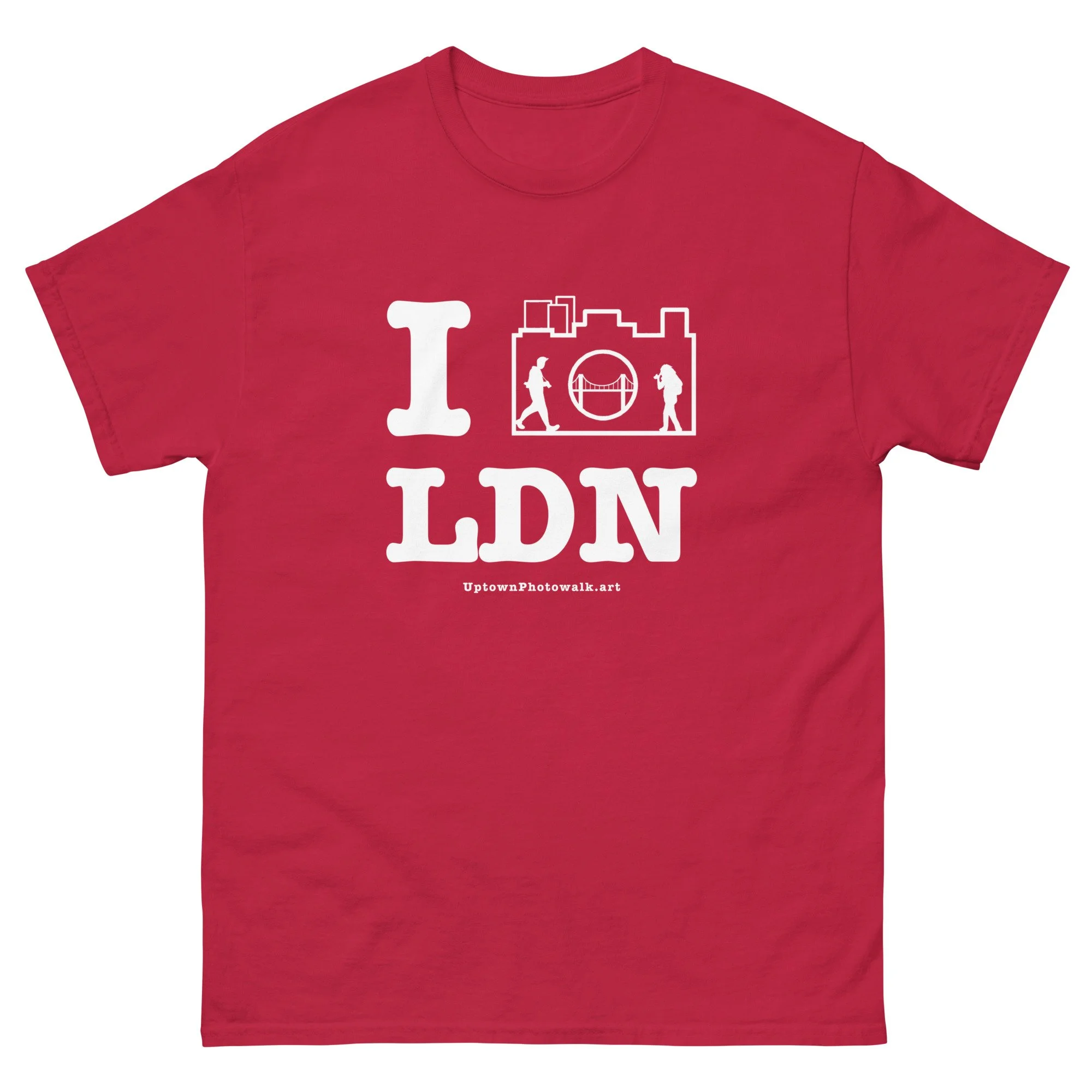 I Photowalk London Tee White Letters