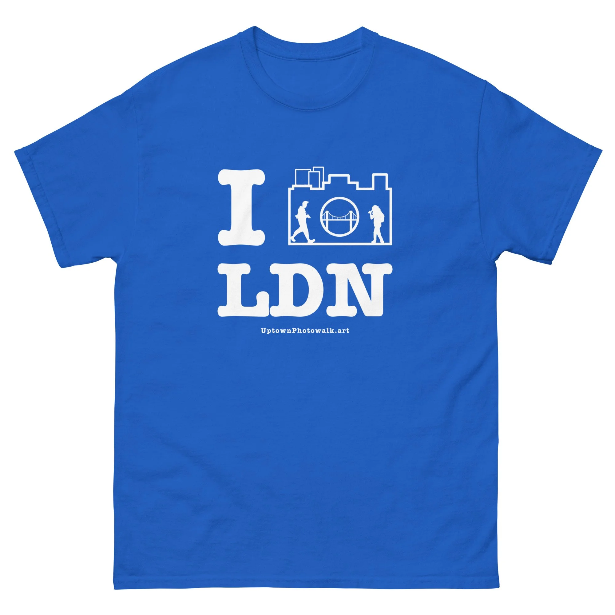 I Photowalk London Tee White Letters