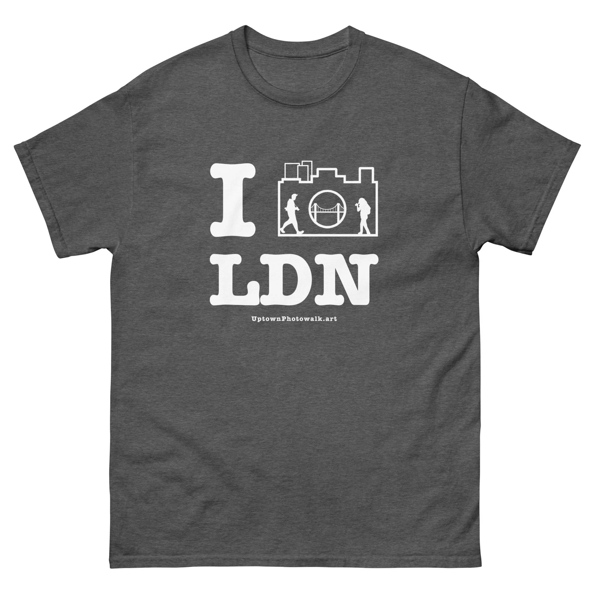 I Photowalk London Tee White Letters