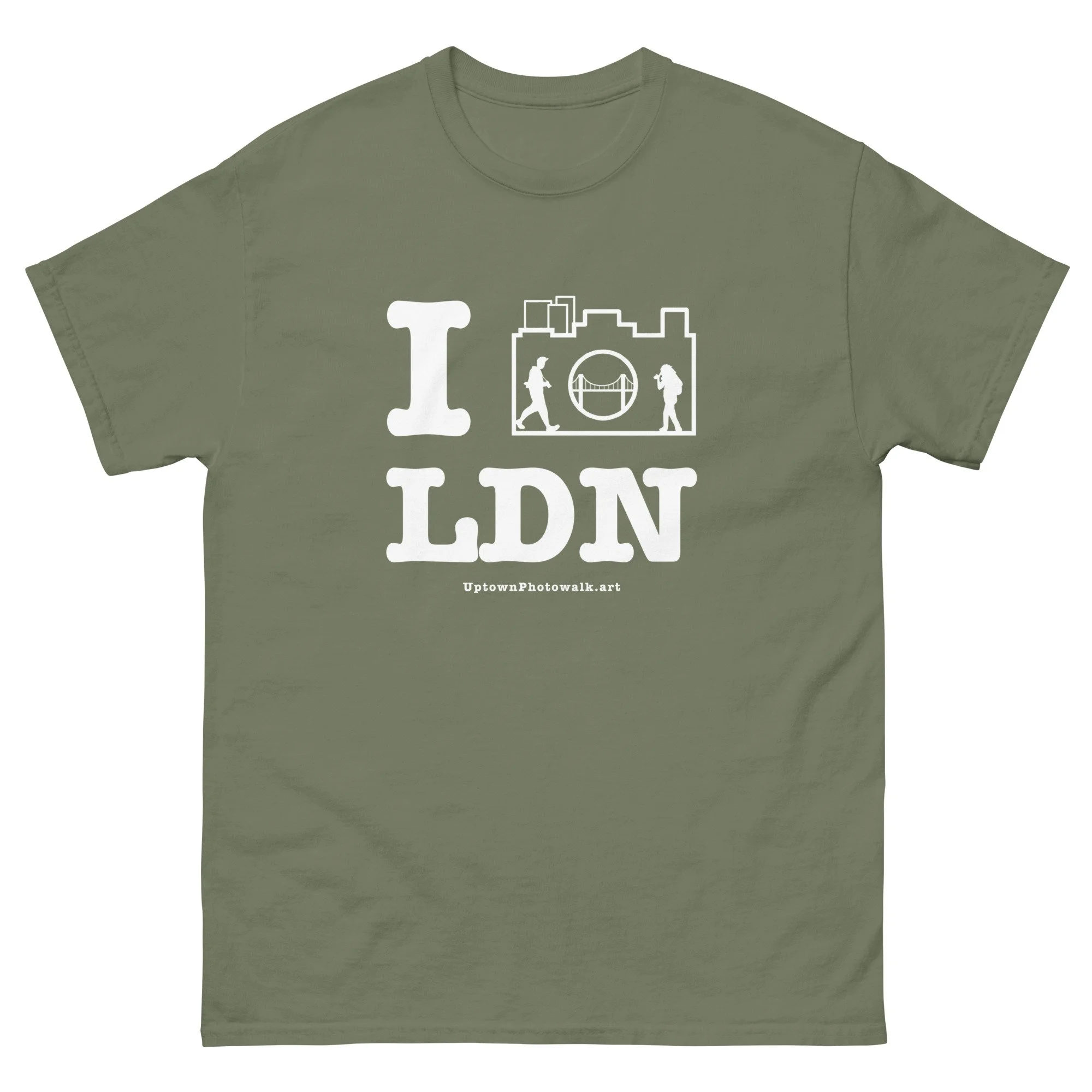 I Photowalk London Tee White Letters