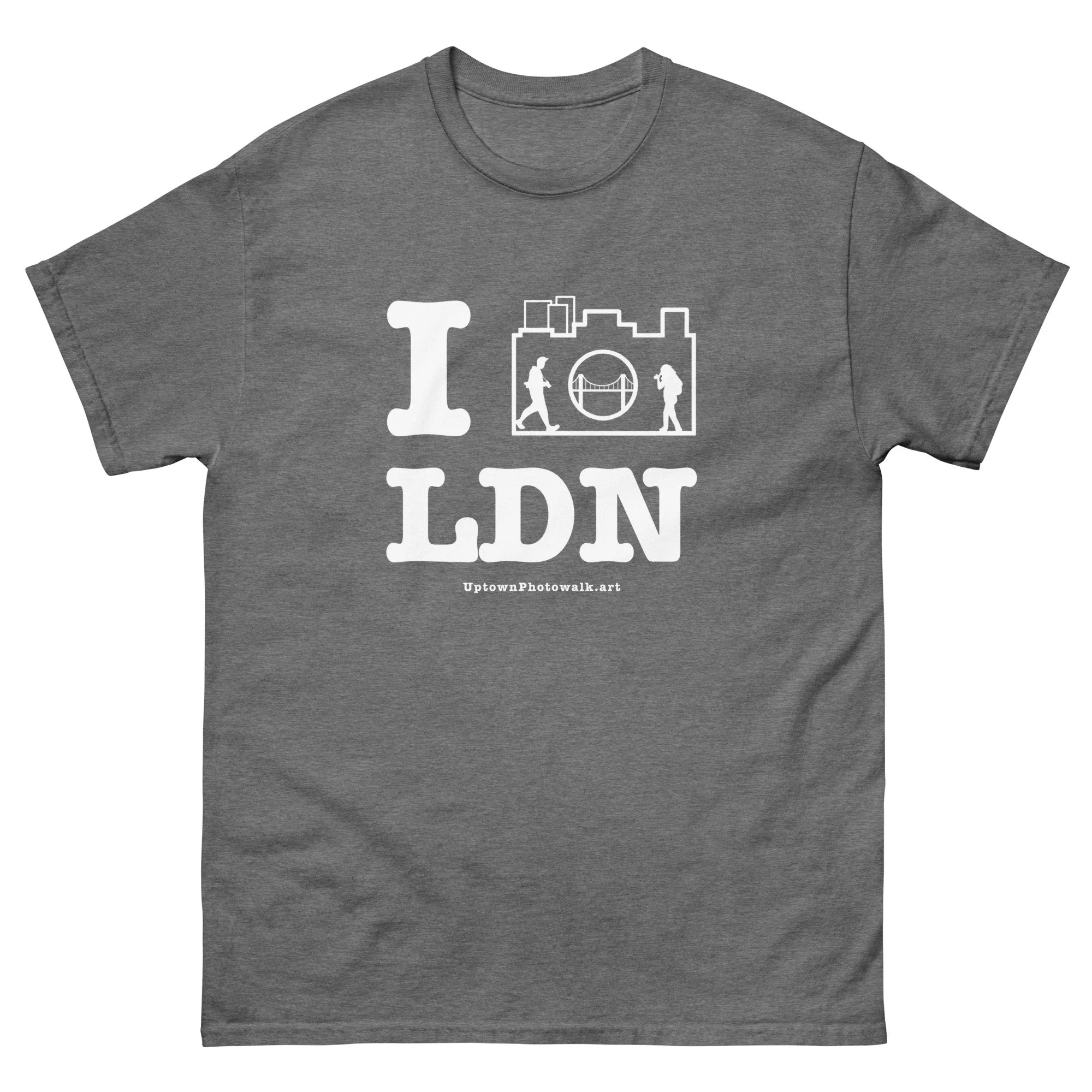 I Photowalk London Tee White Letters