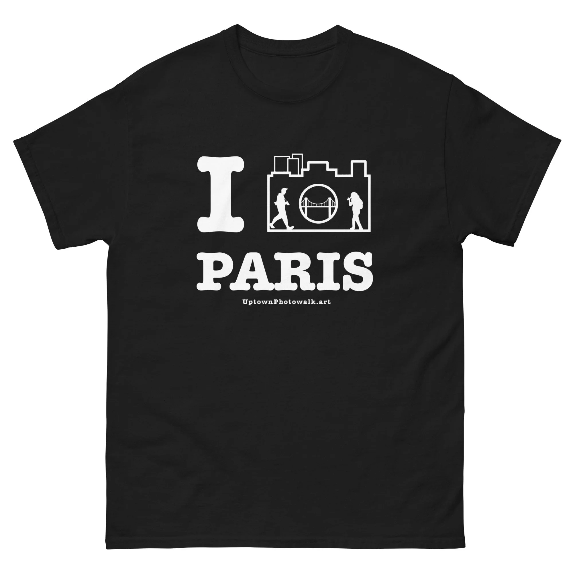 I Photowalk Paris Tee White Letters