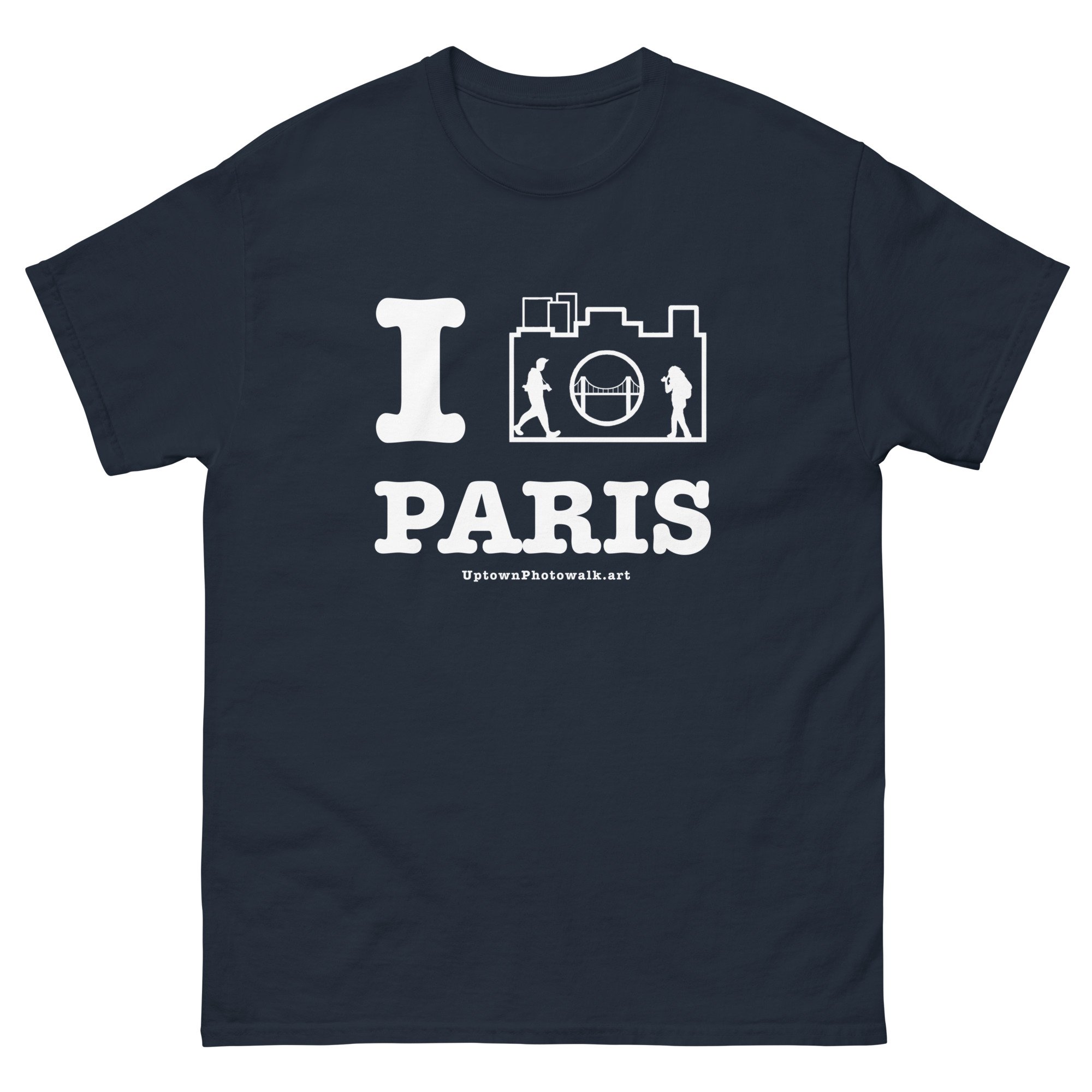 I Photowalk Paris Tee White Letters