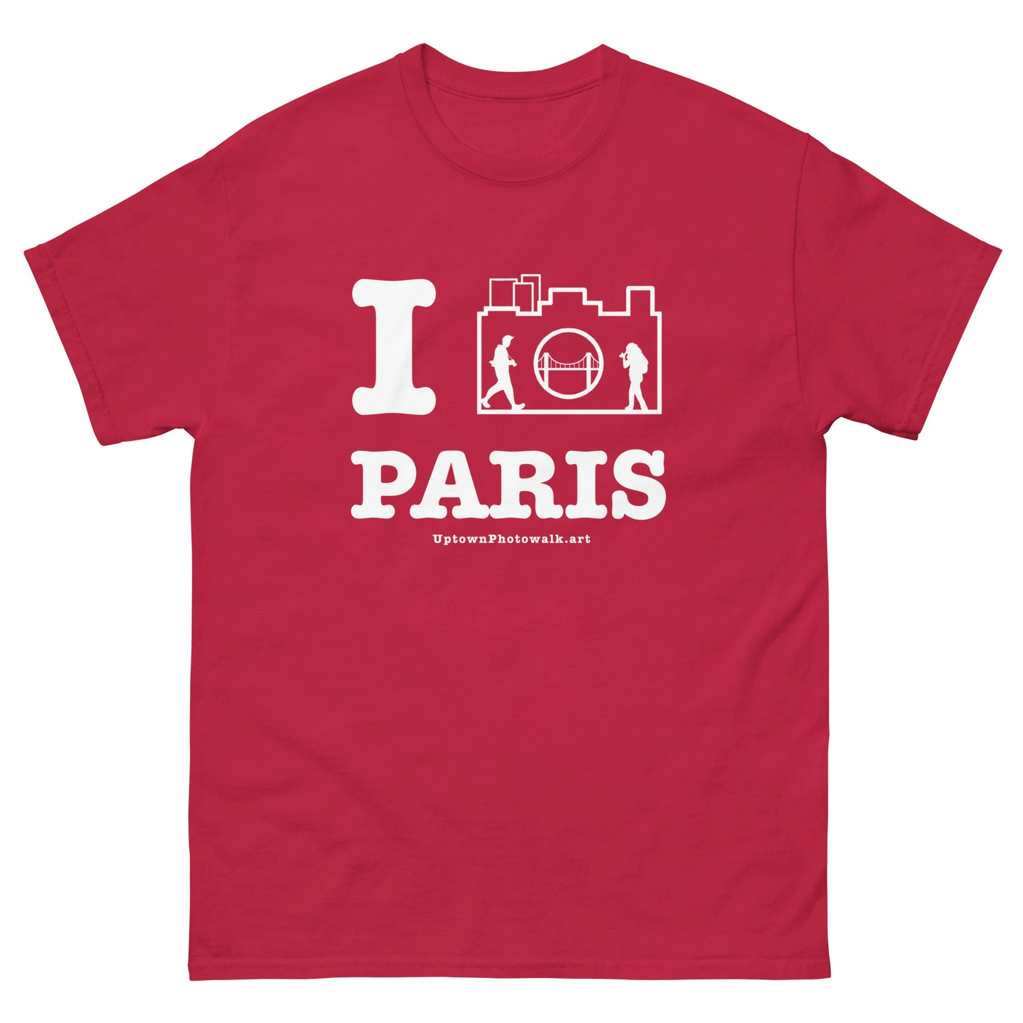 I Photowalk Paris Tee White Letters