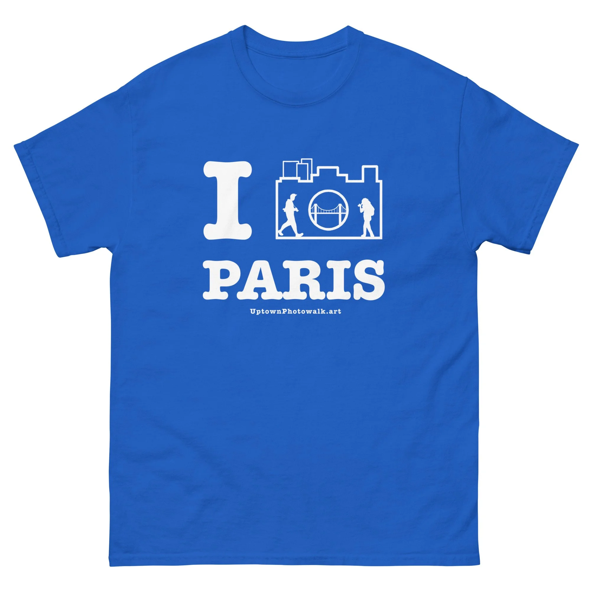 I Photowalk Paris Tee White Letters
