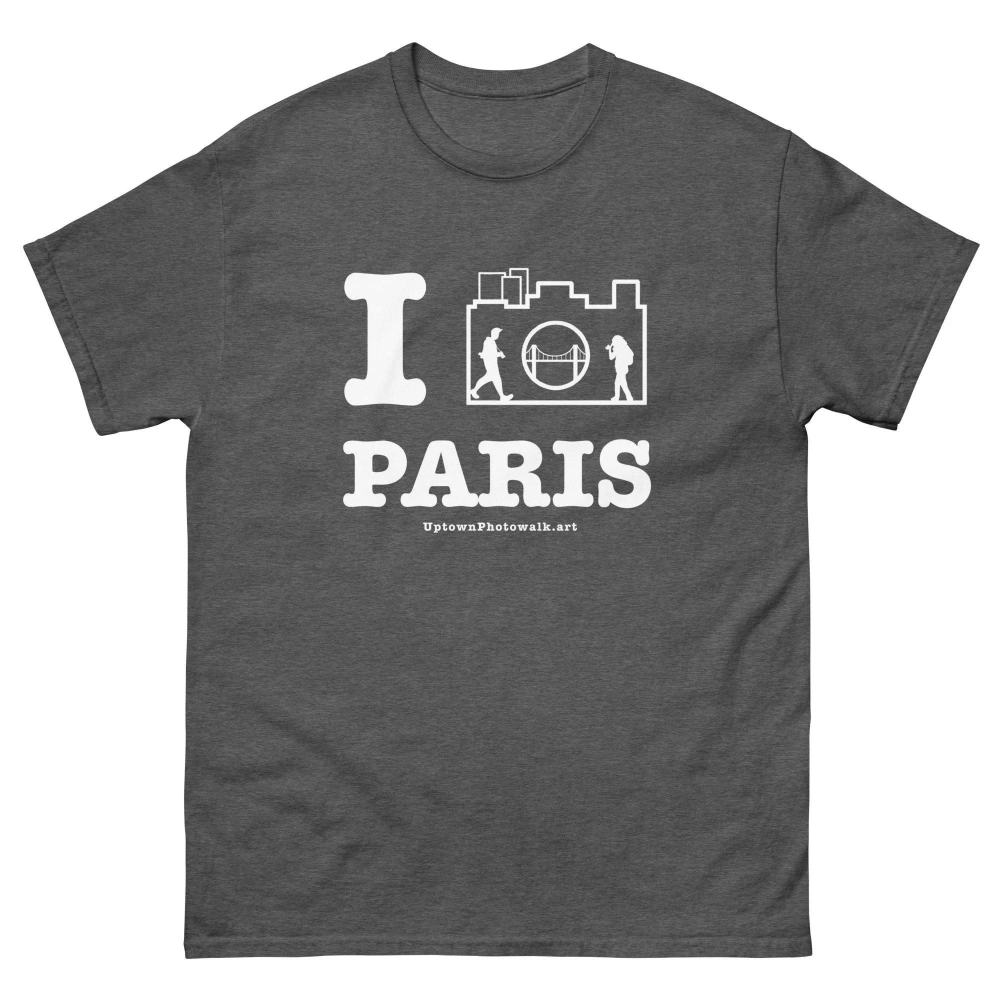 I Photowalk Paris Tee White Letters