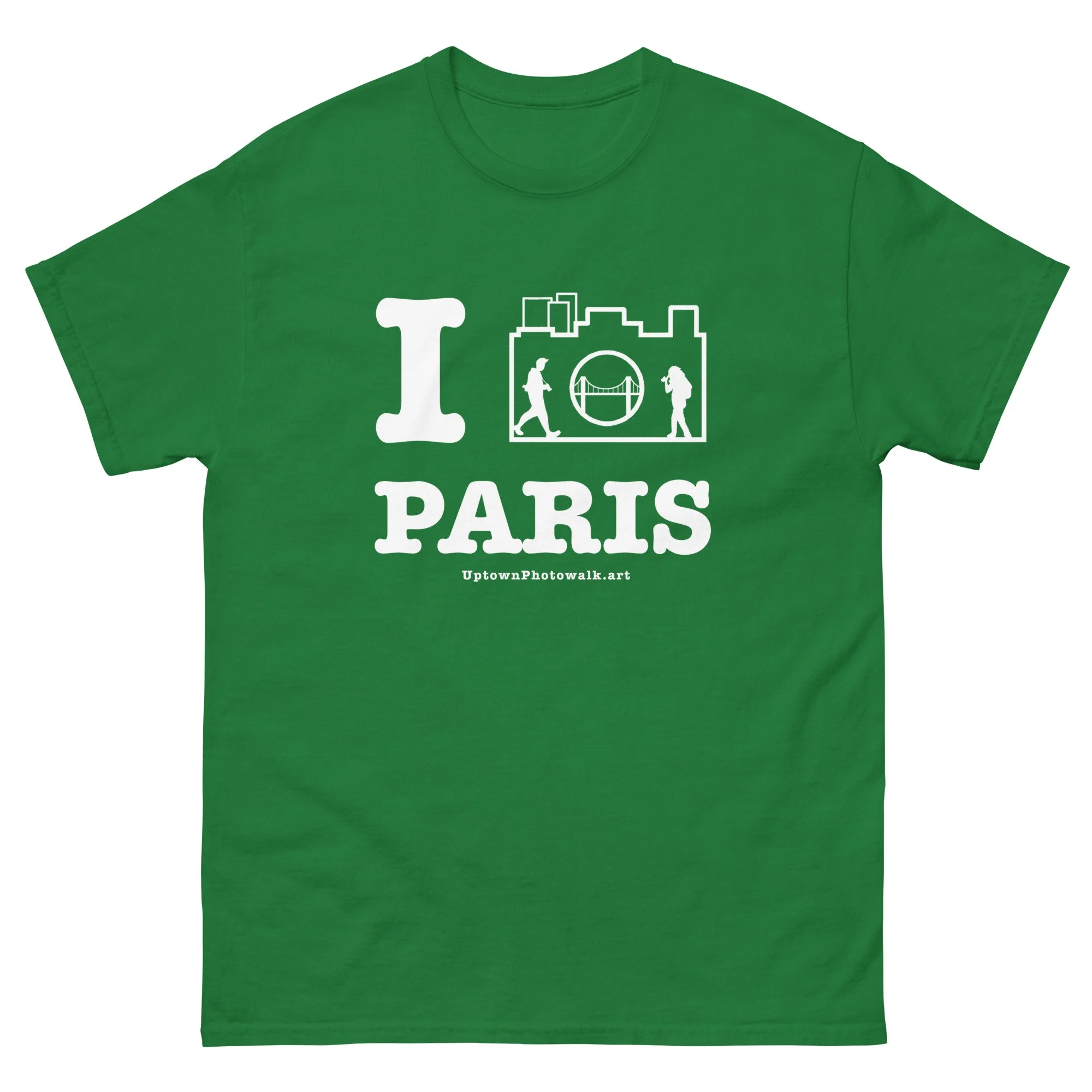 I Photowalk Paris Tee White Letters