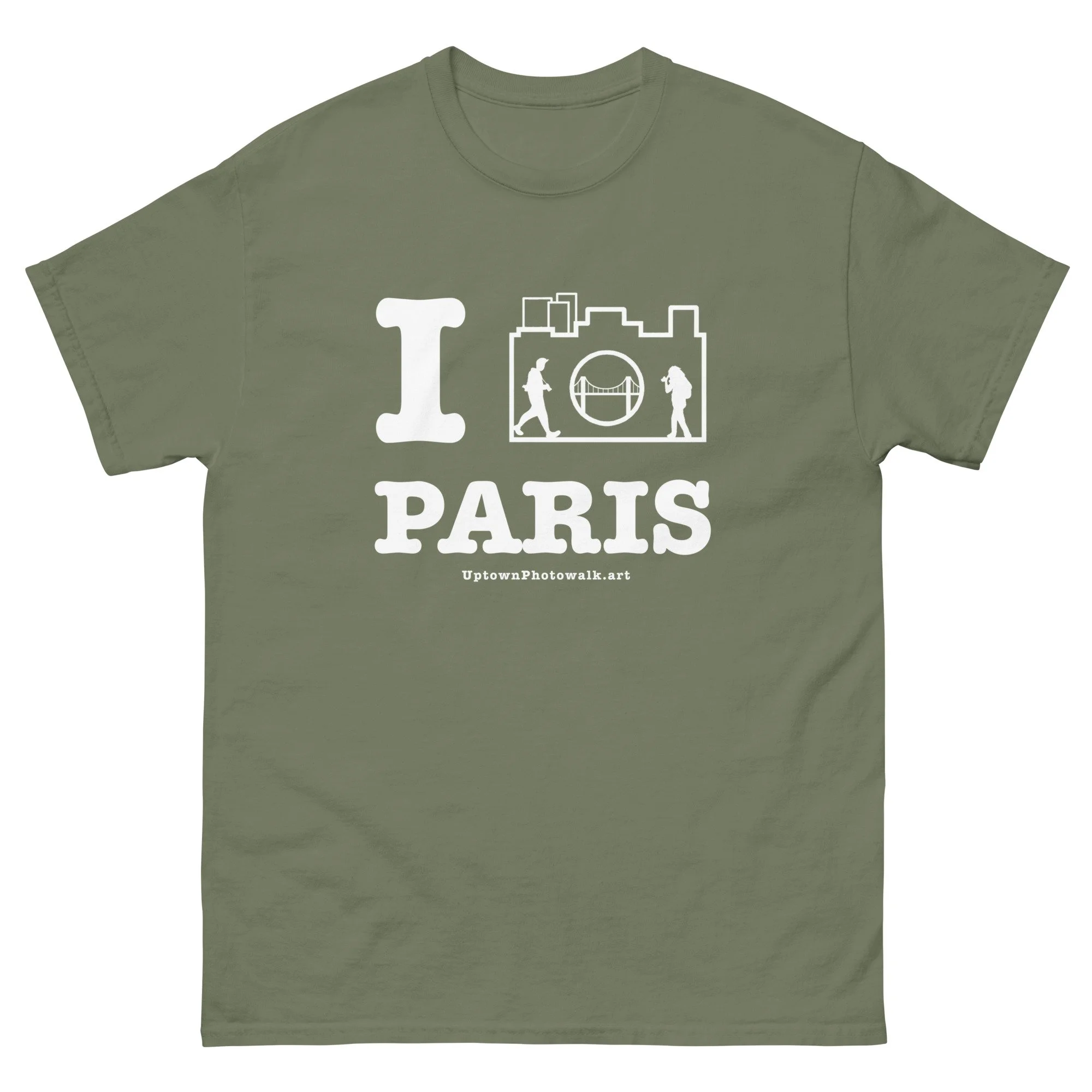 I Photowalk Paris Tee White Letters