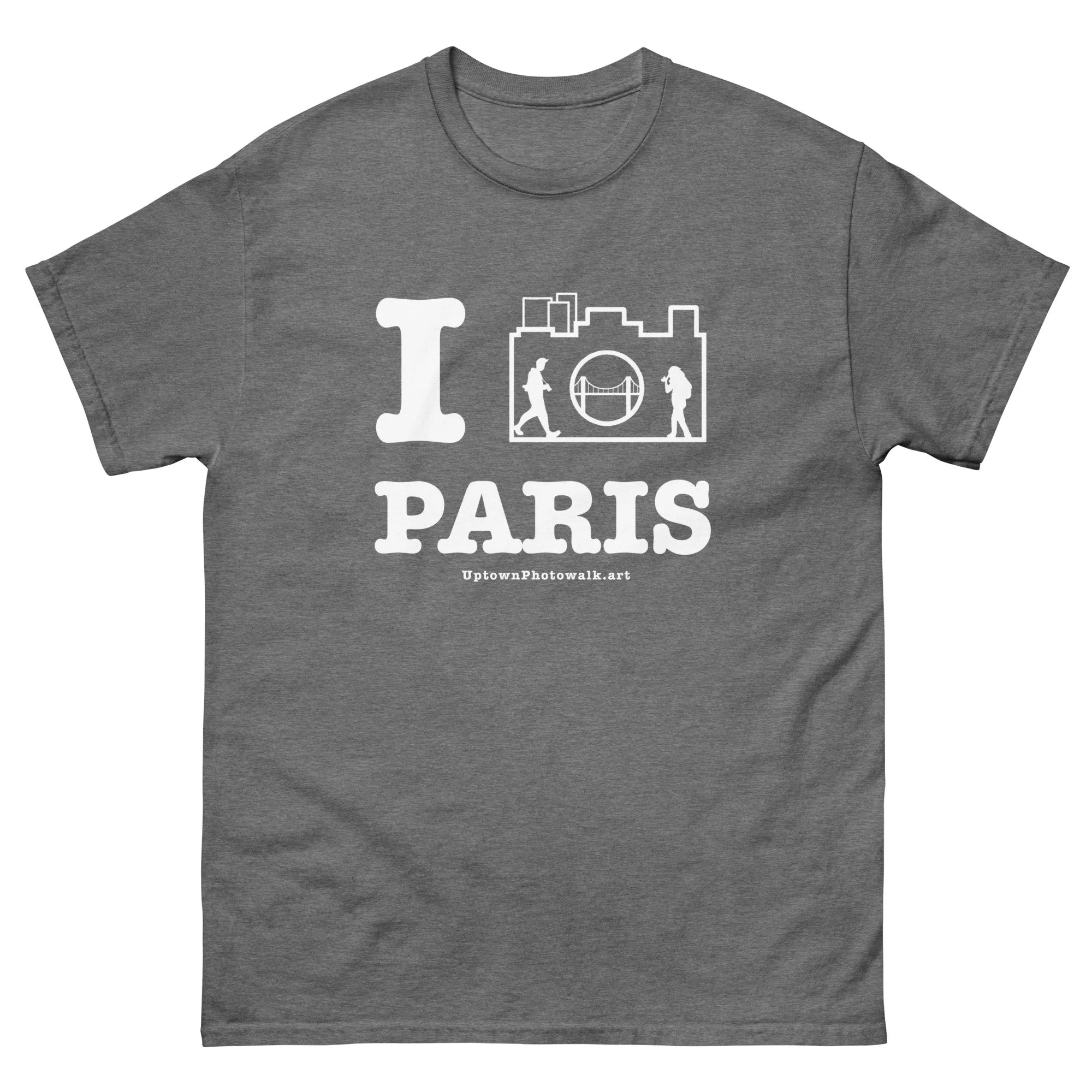 I Photowalk Paris Tee White Letters