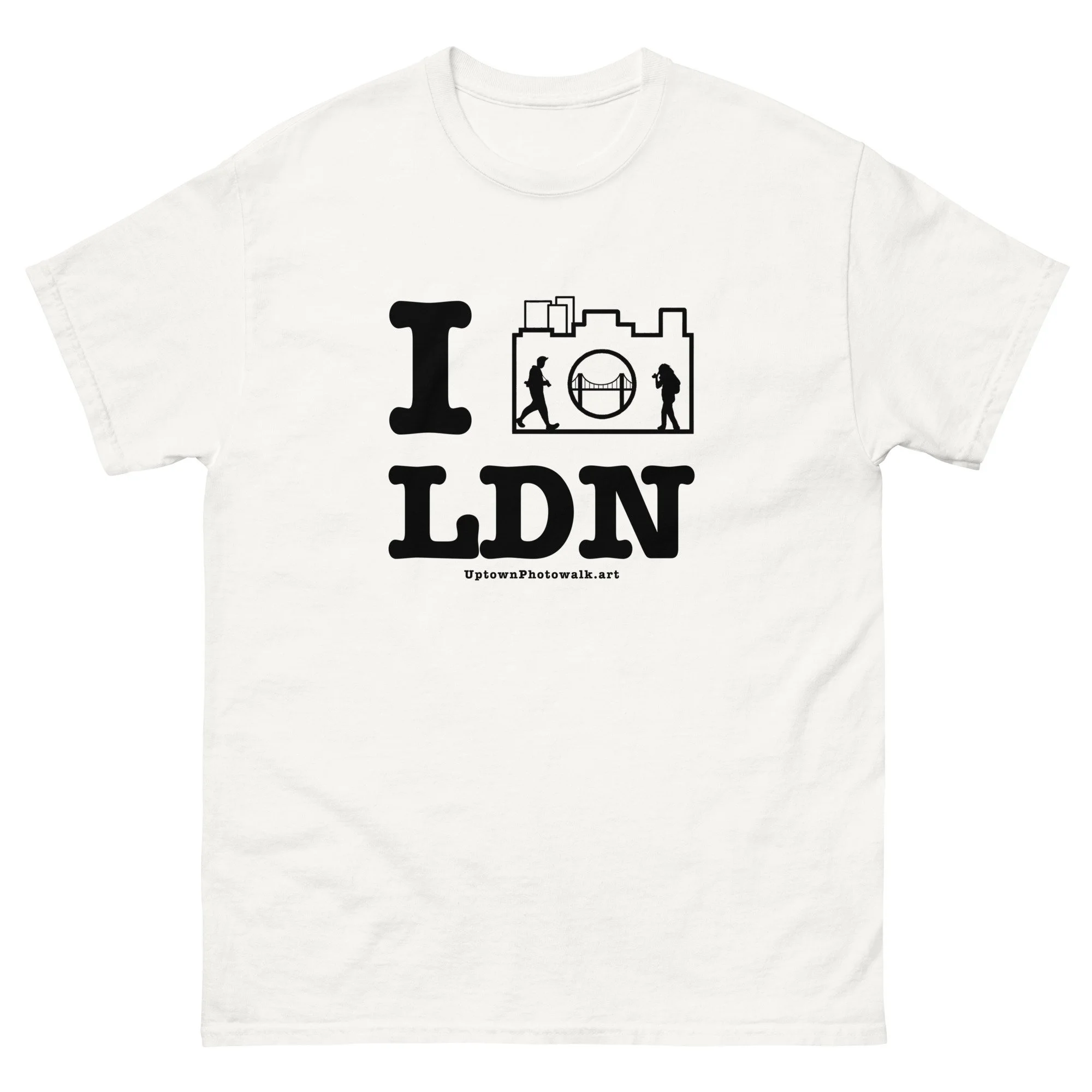 I Photowalk London Tee Black Letters