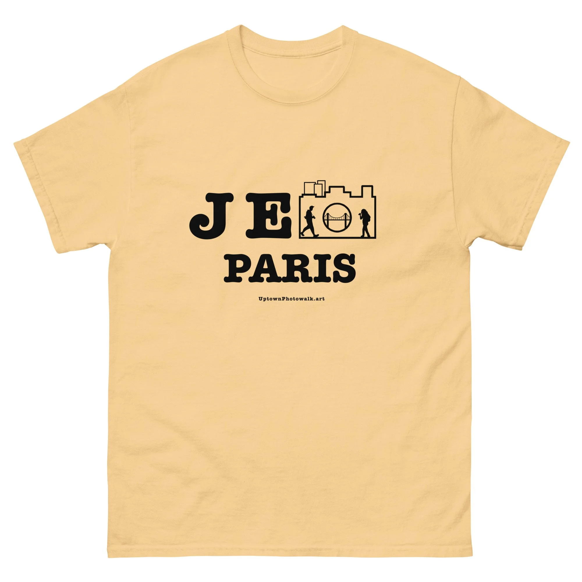 Je 📷 Paris Tee (Black Letters)