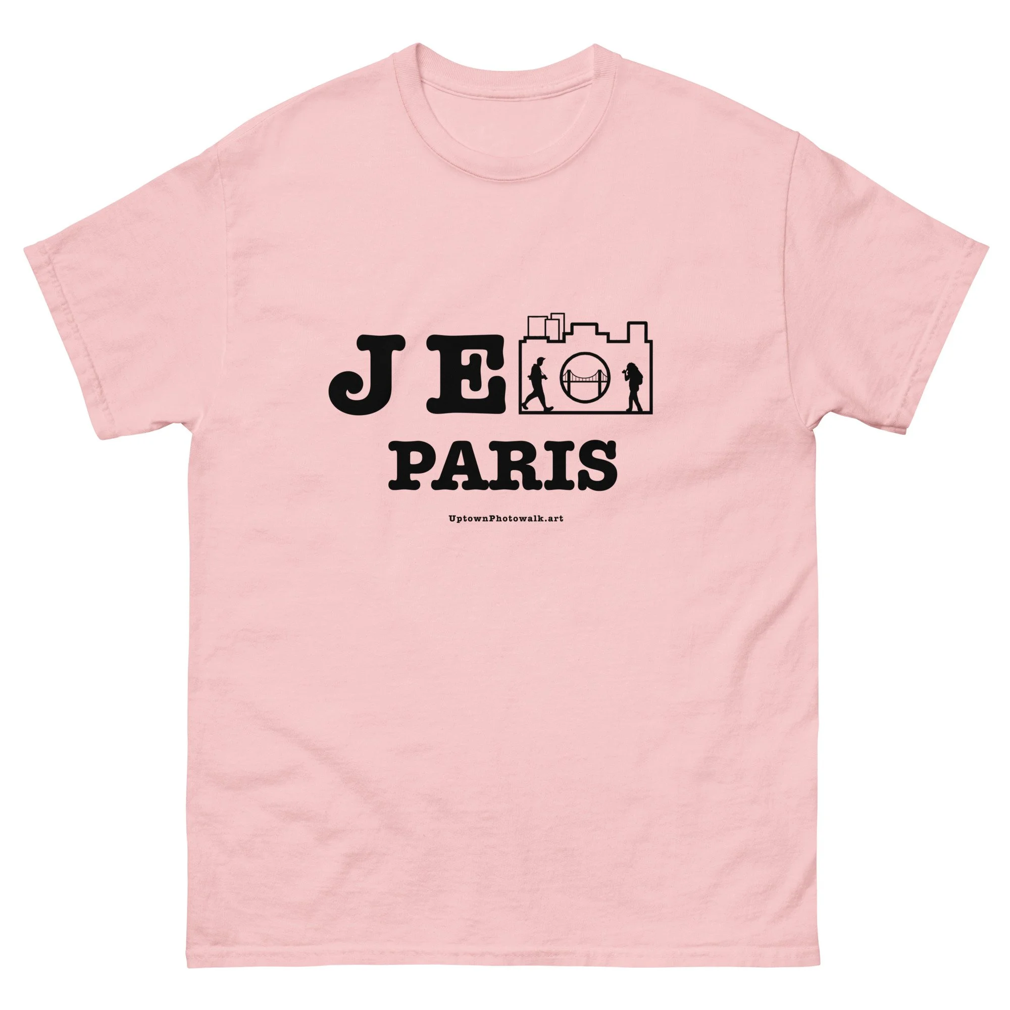 Je 📷 Paris Tee (Black Letters)