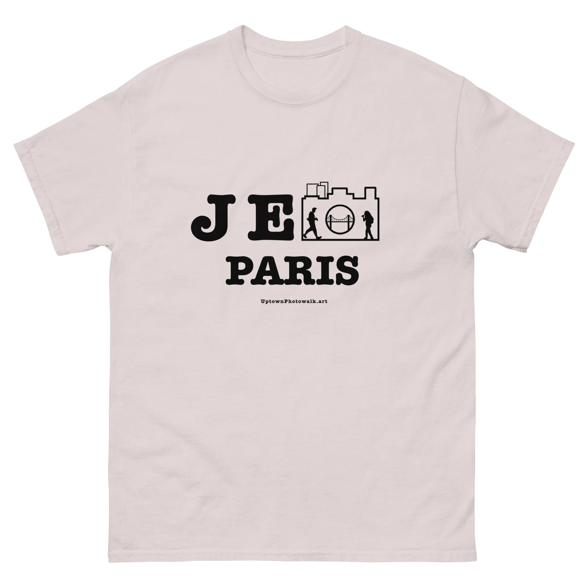 Je 📷 Paris Tee (Black Letters)