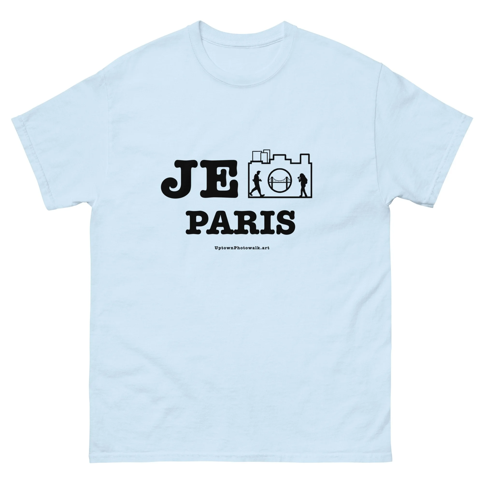 Je 📷 Paris Tee (Black Letters)